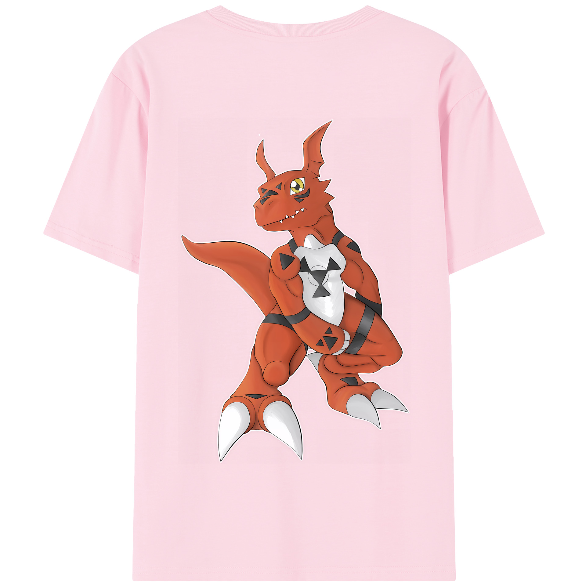 （画像用） Digimon デジタルモンスター/デジモン 綿100％半袖Tシャツ（背面プリント）
