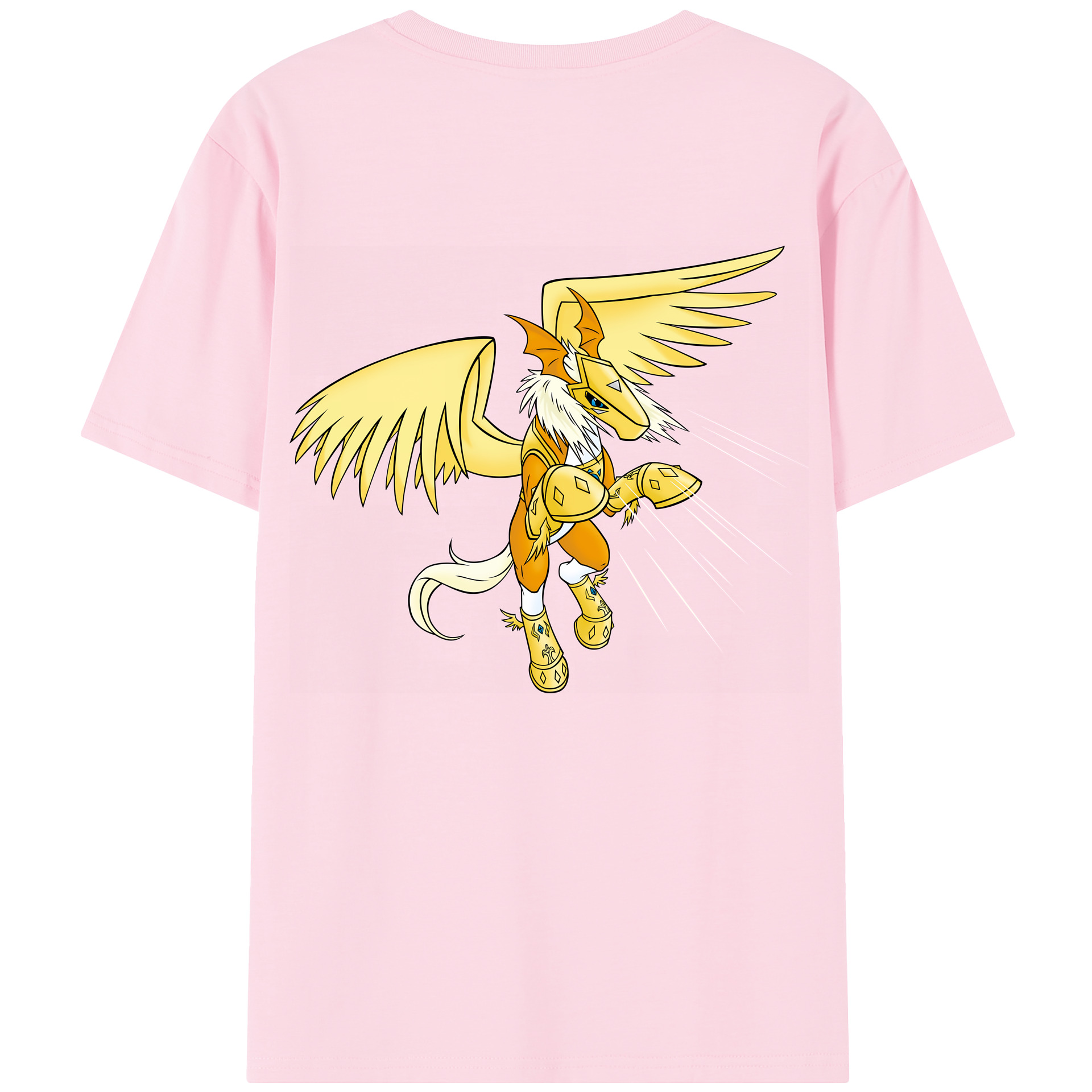 （画像用） Digimon デジタルモンスター/デジモン 綿100％半袖Tシャツ（背面プリント）