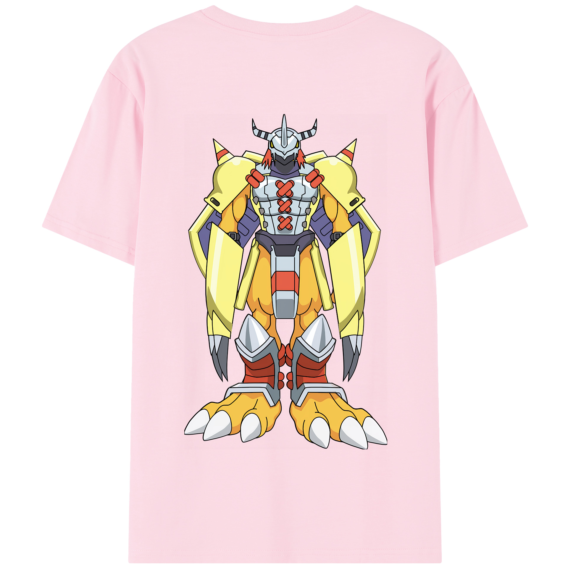 （画像用） Digimon デジタルモンスター/デジモン 綿100％半袖Tシャツ（背面プリント）