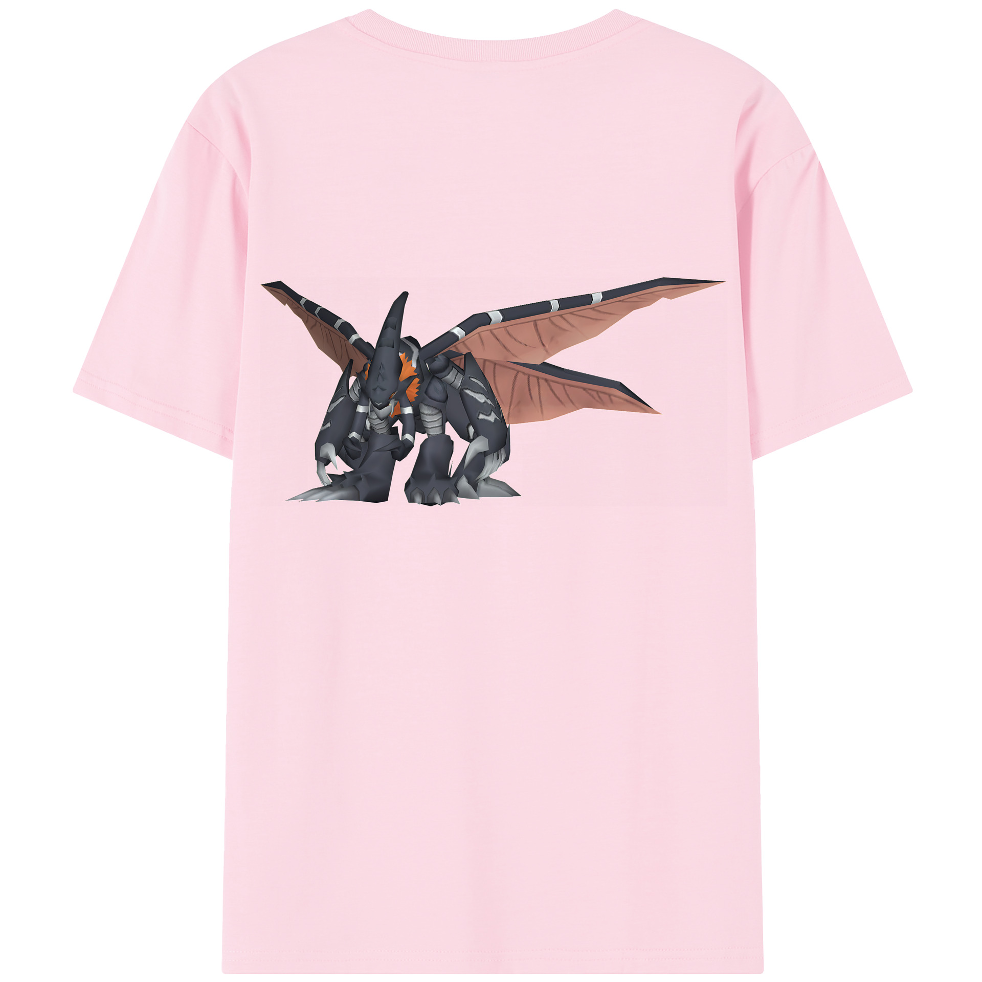 （画像用） Digimon デジタルモンスター/デジモン 綿100％半袖Tシャツ（背面プリント）