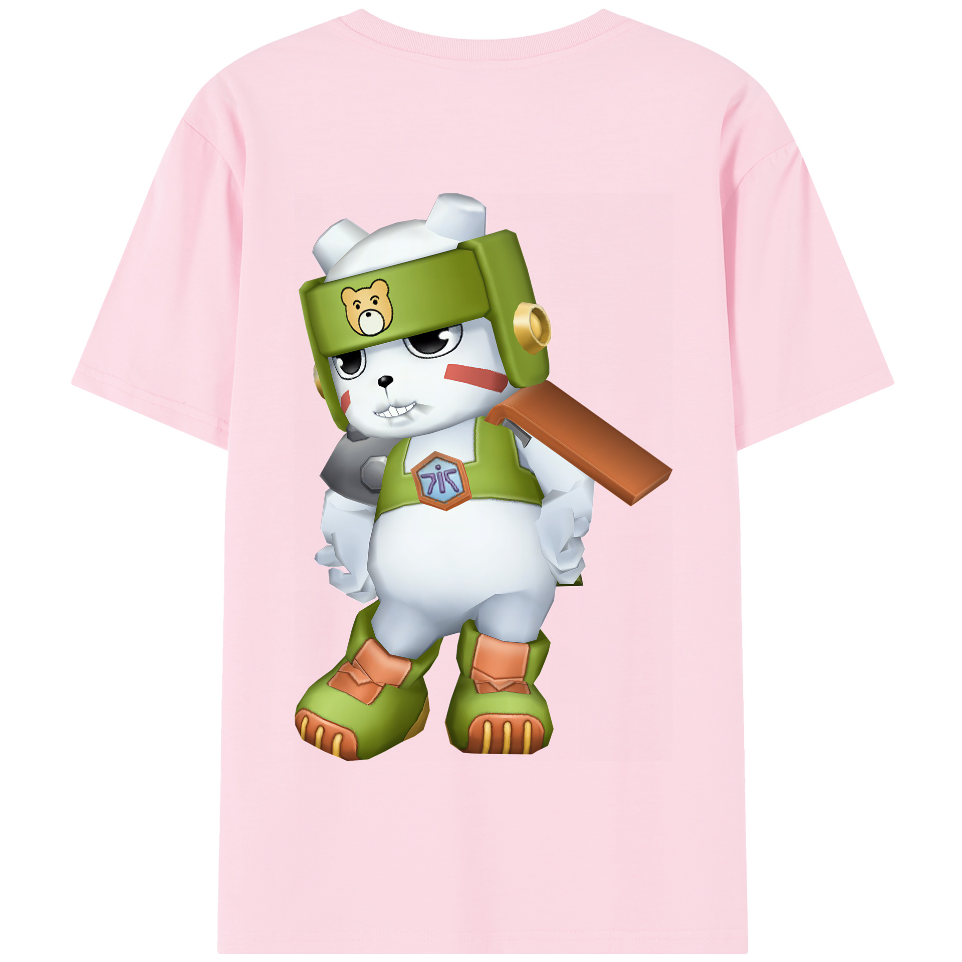 （画像用） Digimon デジタルモンスター/デジモン 綿100％半袖Tシャツ（背面プリント）