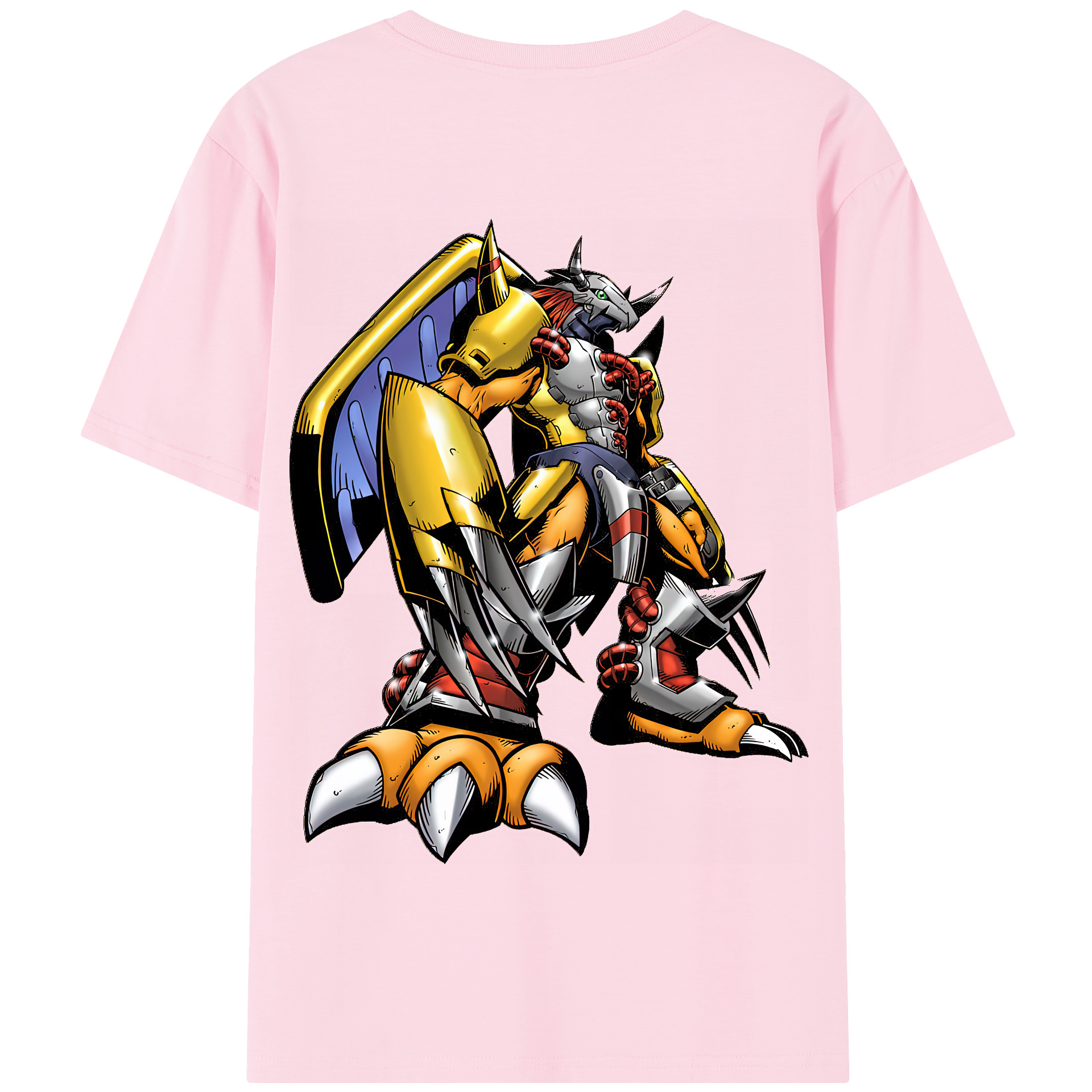 （画像用） Digimon デジタルモンスター/デジモン 綿100％半袖Tシャツ（背面プリント）