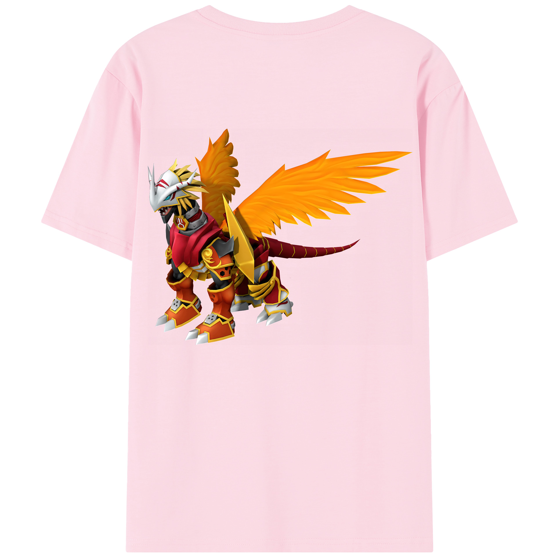 （画像用） Digimon デジタルモンスター/デジモン 綿100％半袖Tシャツ（背面プリント）