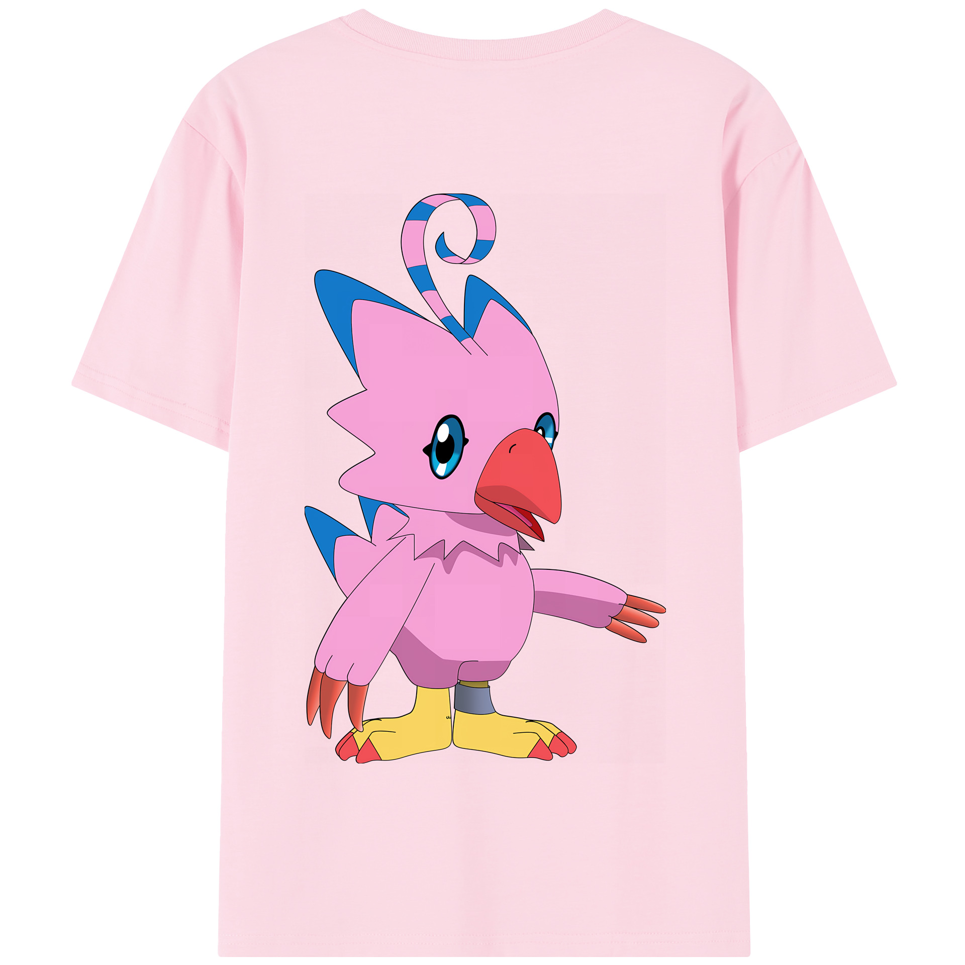 （画像用） Digimon デジタルモンスター/デジモン 綿100％半袖Tシャツ（背面プリント）