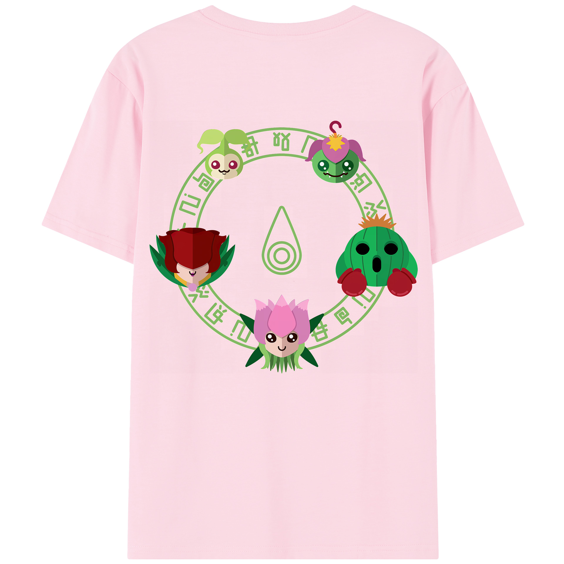 （画像用） Digimon デジタルモンスター/デジモン 綿100％半袖Tシャツ（背面プリント）