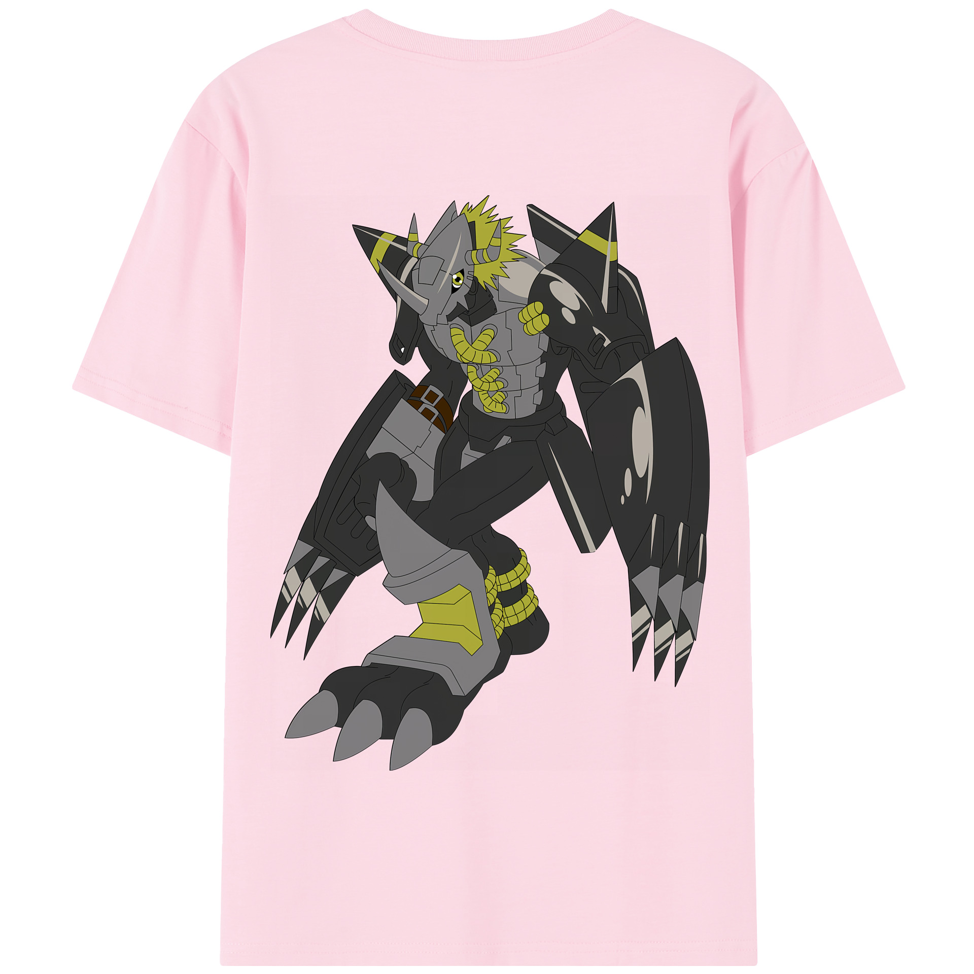 （画像用） Digimon デジタルモンスター/デジモン 綿100％半袖Tシャツ（背面プリント）