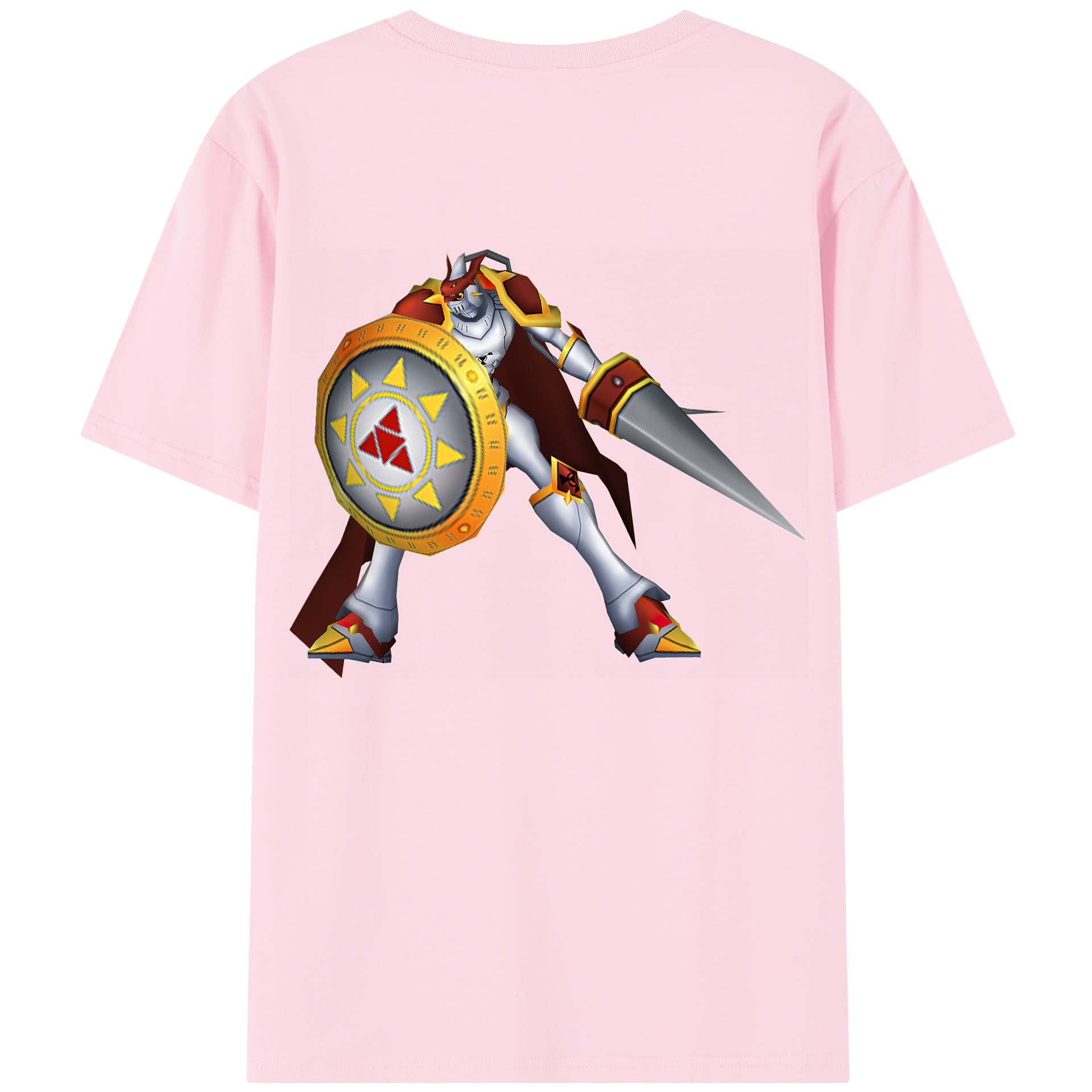 （画像用） Digimon デジタルモンスター/デジモン 綿100％半袖Tシャツ（背面プリント）