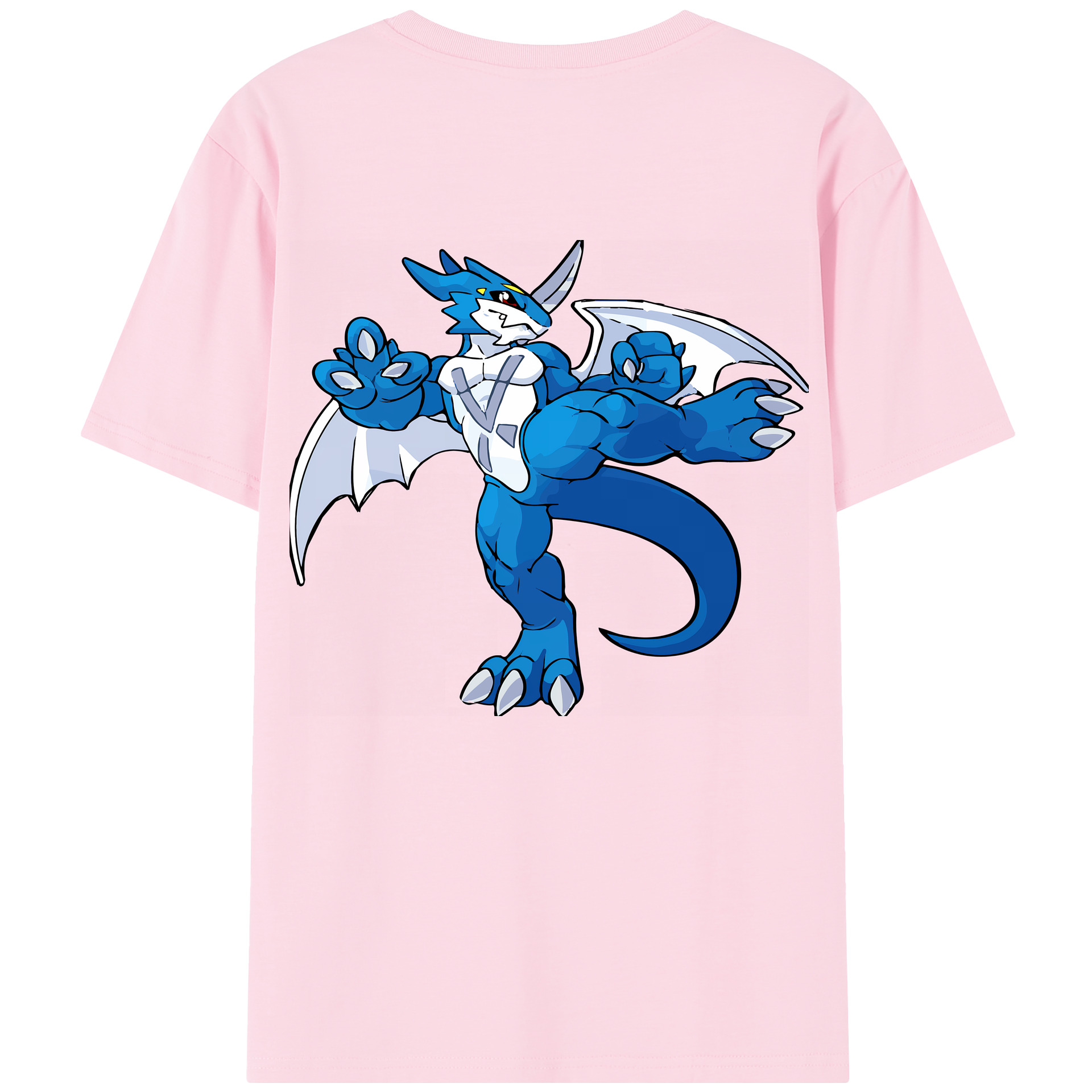 （画像用） Digimon デジタルモンスター/デジモン 綿100％半袖Tシャツ（背面プリント）