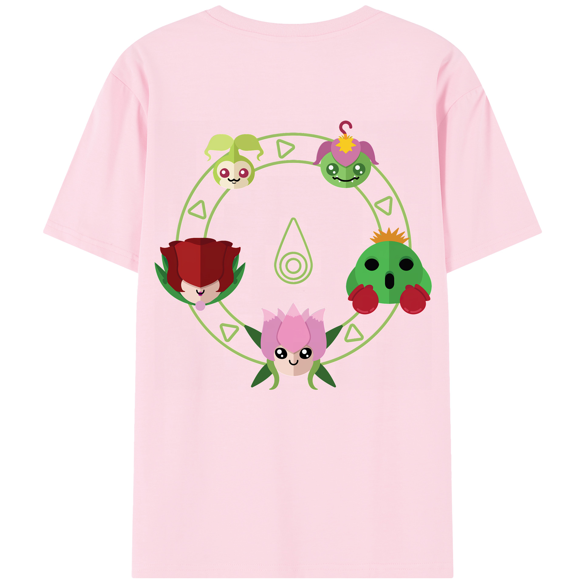 （画像用） Digimon デジタルモンスター/デジモン 綿100％半袖Tシャツ（背面プリント）