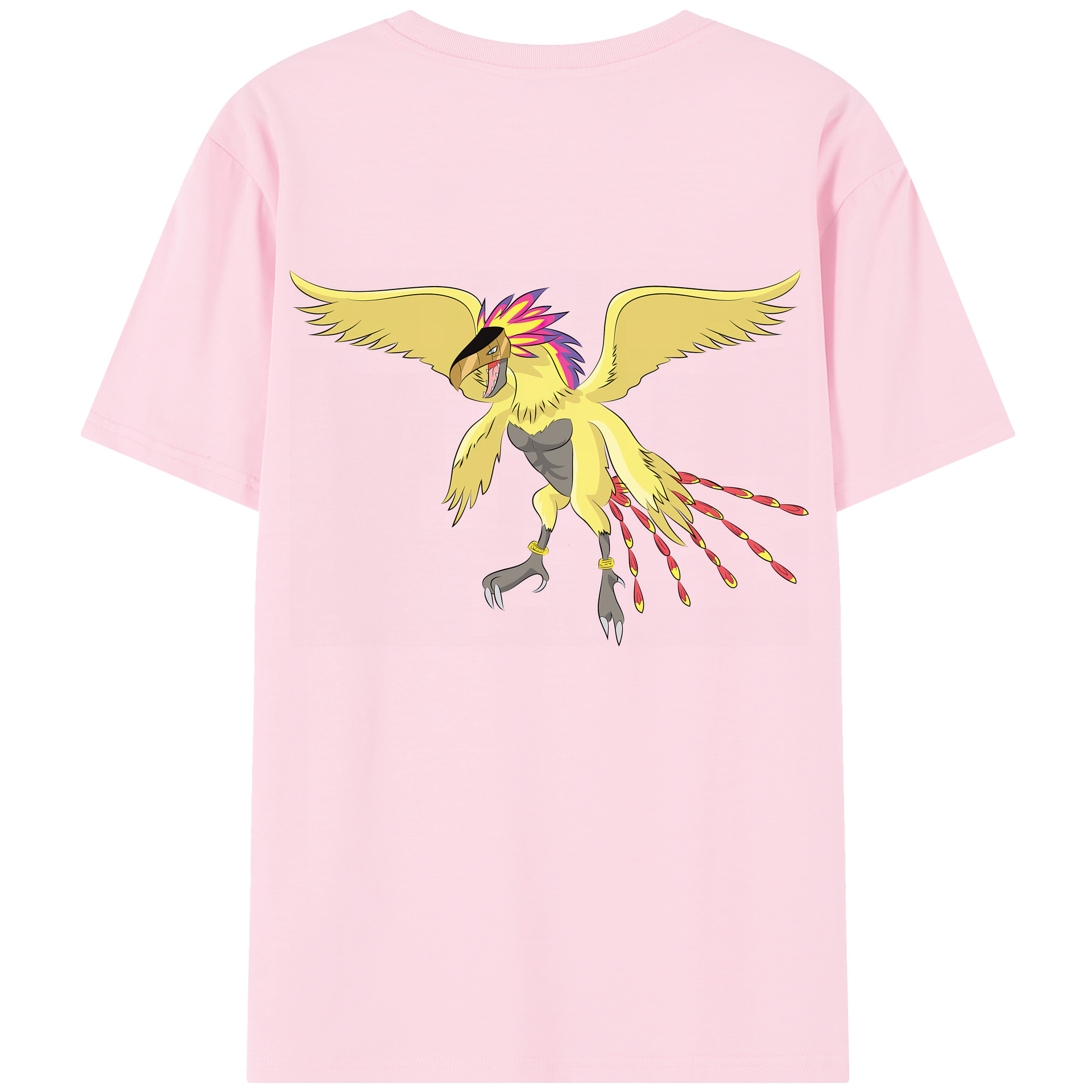 （画像用） Digimon デジタルモンスター/デジモン 綿100％半袖Tシャツ（背面プリント）