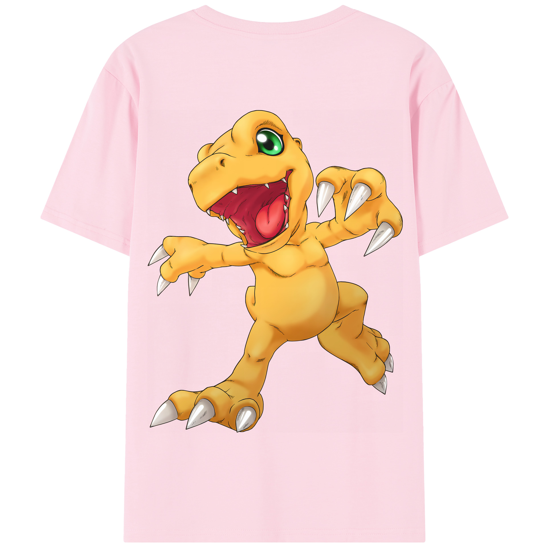 （画像用） Digimon デジタルモンスター/デジモン 綿100％半袖Tシャツ（背面プリント）