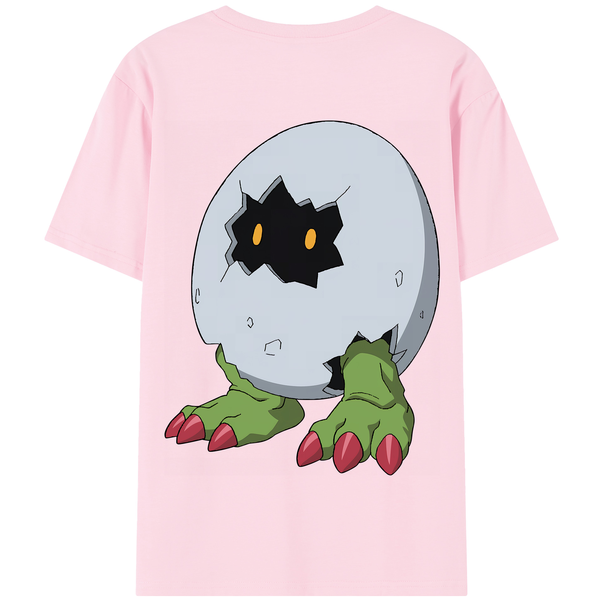 （画像用） Digimon デジタルモンスター/デジモン 綿100％半袖Tシャツ（背面プリント）