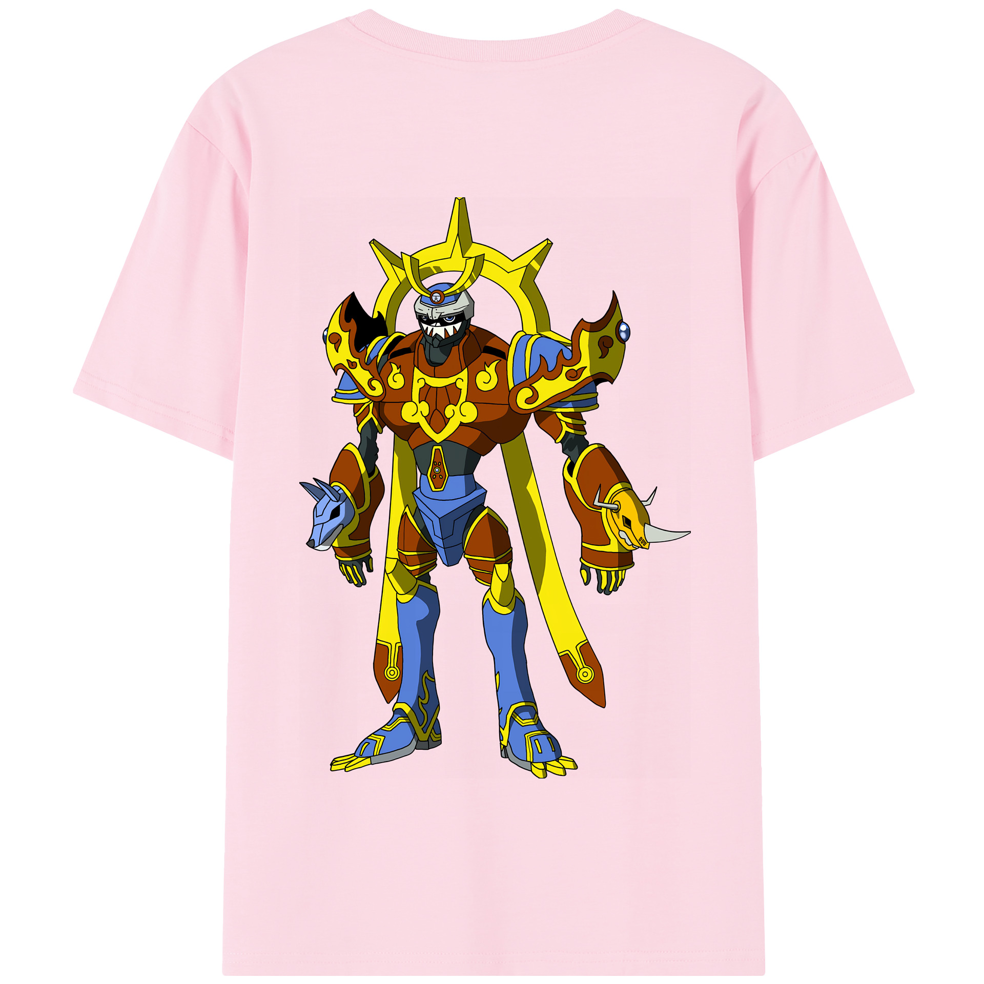 （画像用） Digimon デジタルモンスター/デジモン 綿100％半袖Tシャツ（背面プリント）