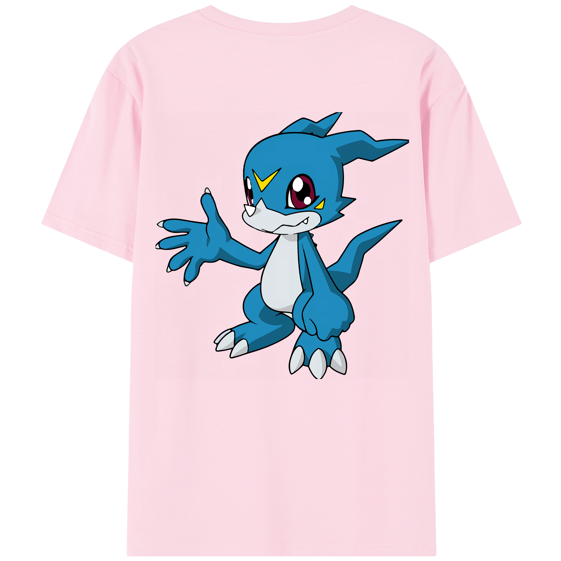 （画像用） Digimon デジタルモンスター/デジモン 綿100％半袖Tシャツ（背面プリント）