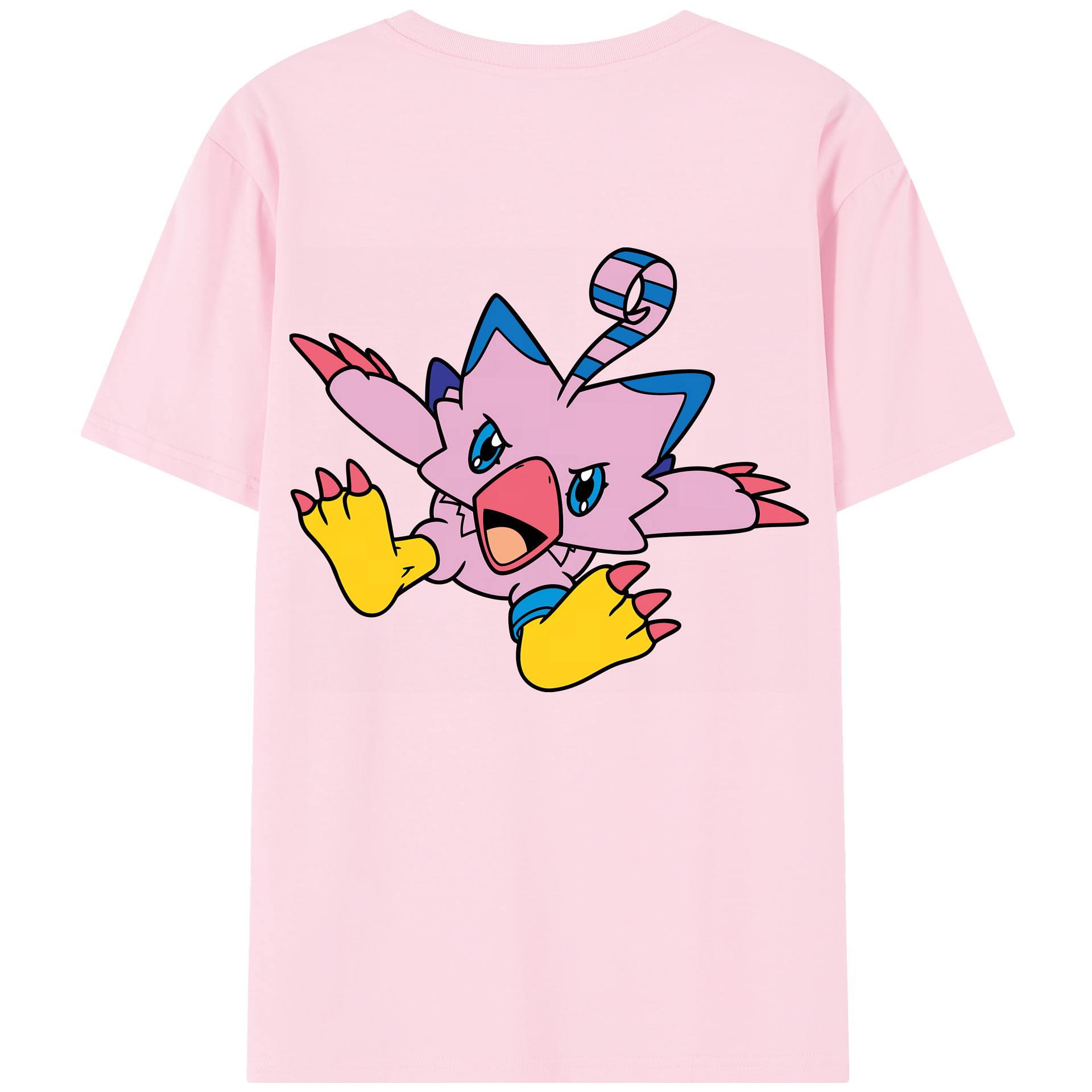 （画像用） Digimon デジタルモンスター/デジモン 綿100％半袖Tシャツ（背面プリント）