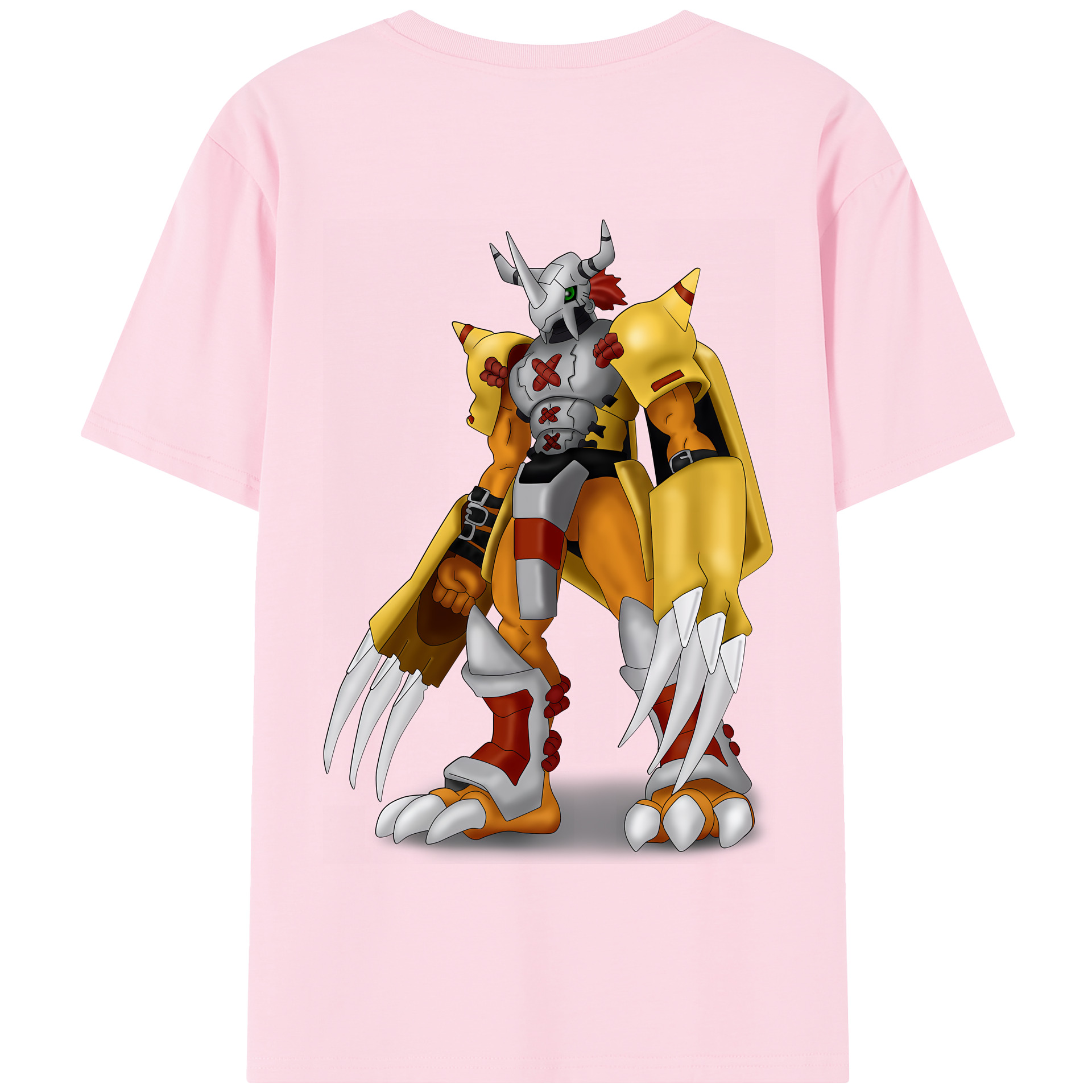 （画像用） Digimon デジタルモンスター/デジモン 綿100％半袖Tシャツ（背面プリント）