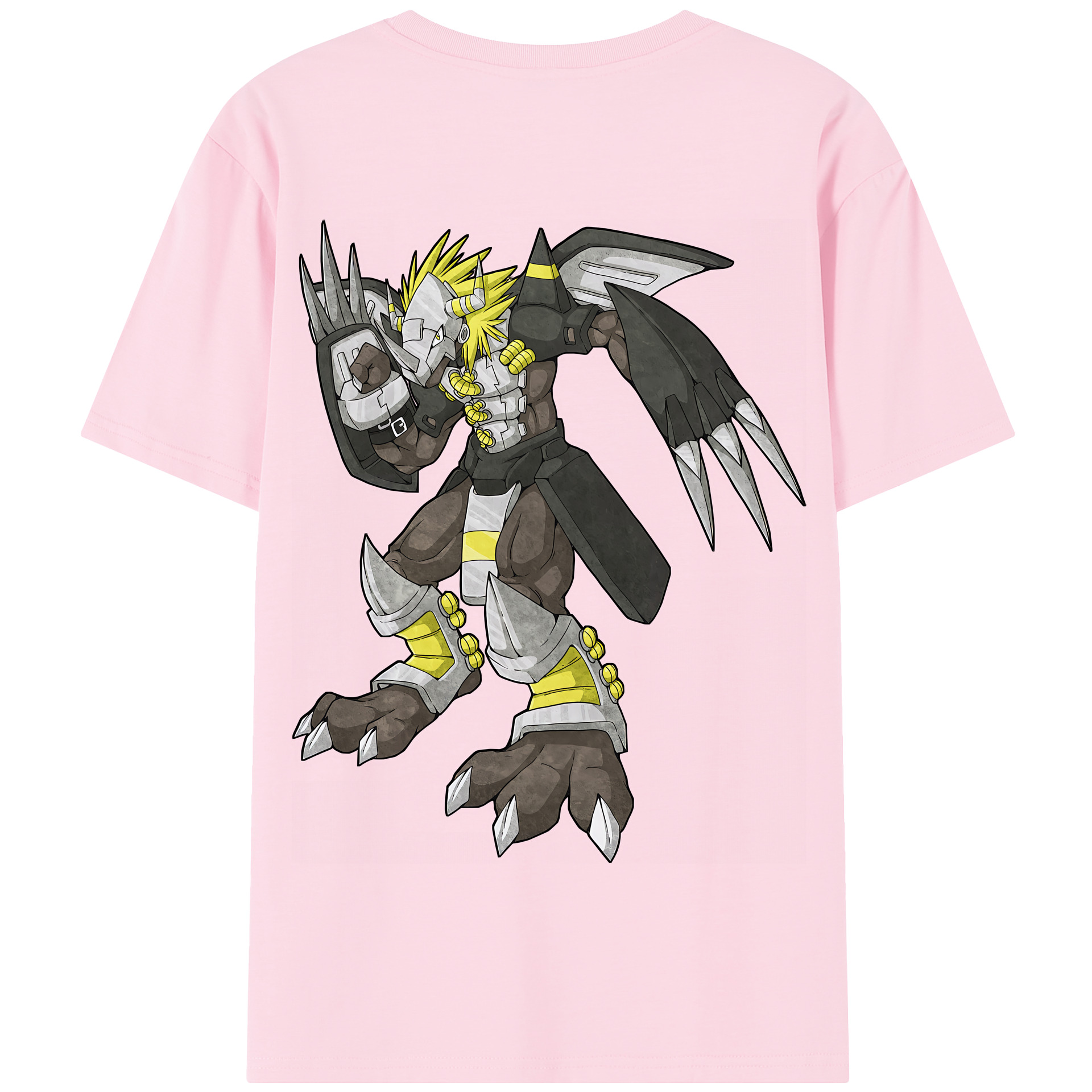 （画像用） Digimon デジタルモンスター/デジモン 綿100％半袖Tシャツ（背面プリント）