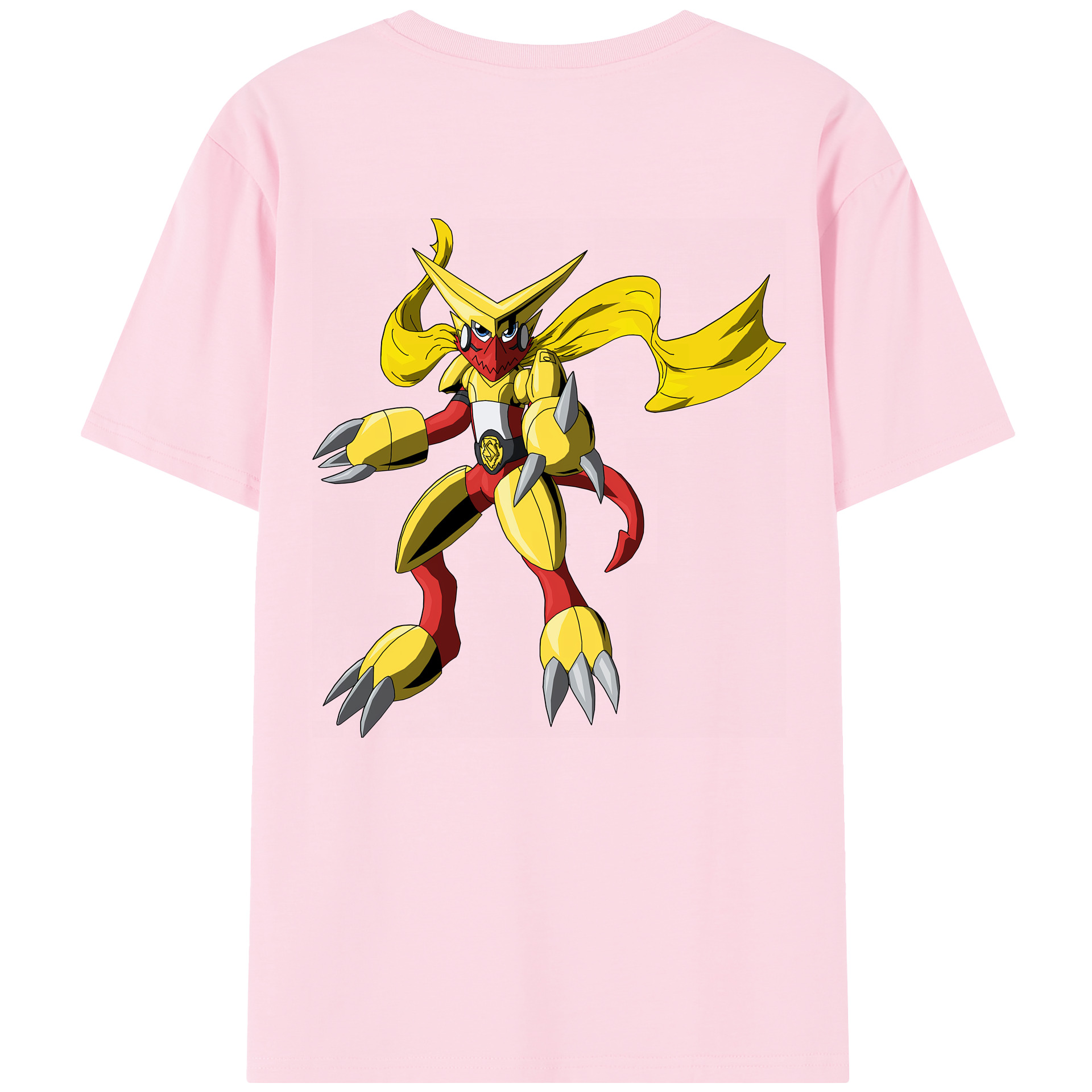 （画像用） Digimon デジタルモンスター/デジモン 綿100％半袖Tシャツ（背面プリント）