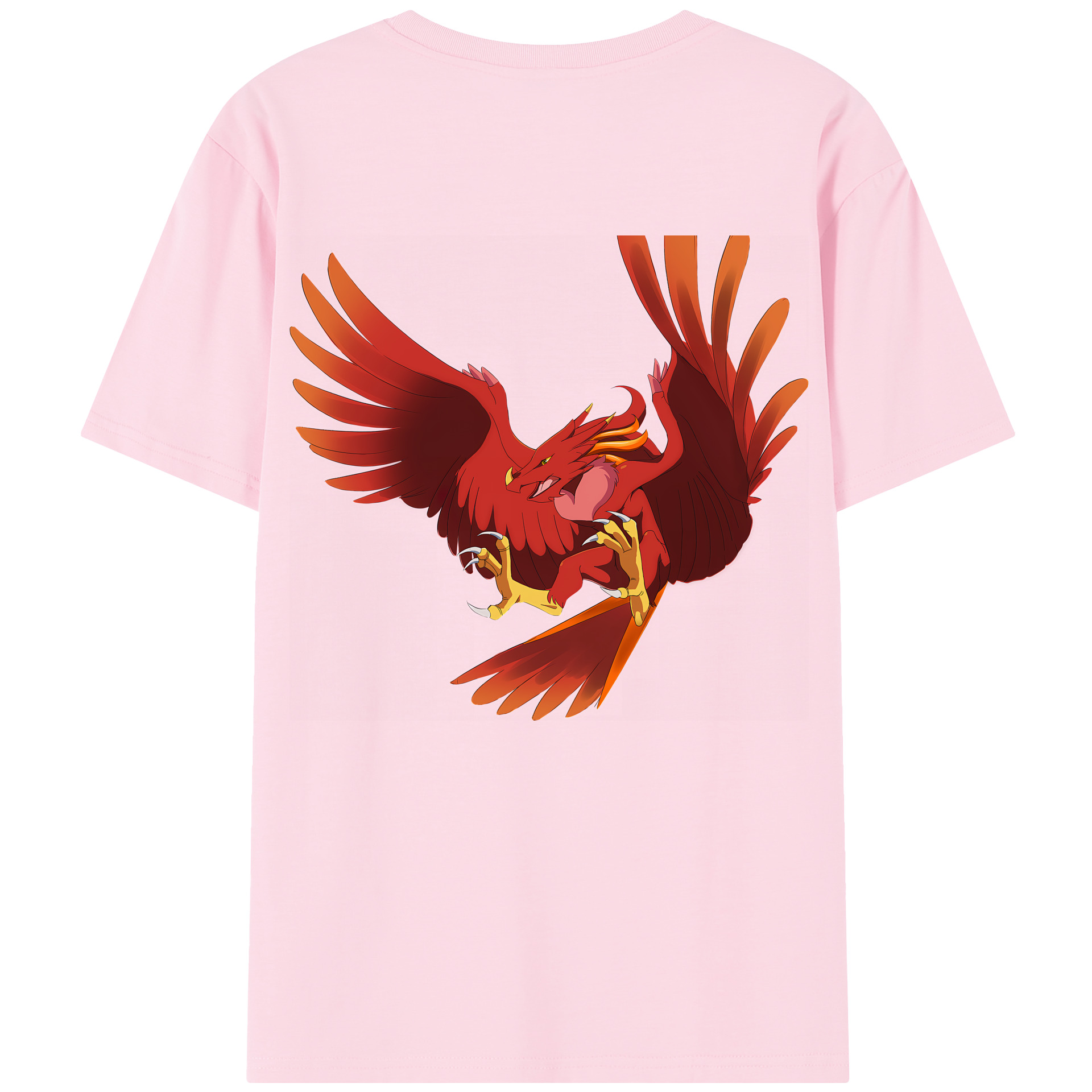 （画像用） Digimon デジタルモンスター/デジモン 綿100％半袖Tシャツ（背面プリント）