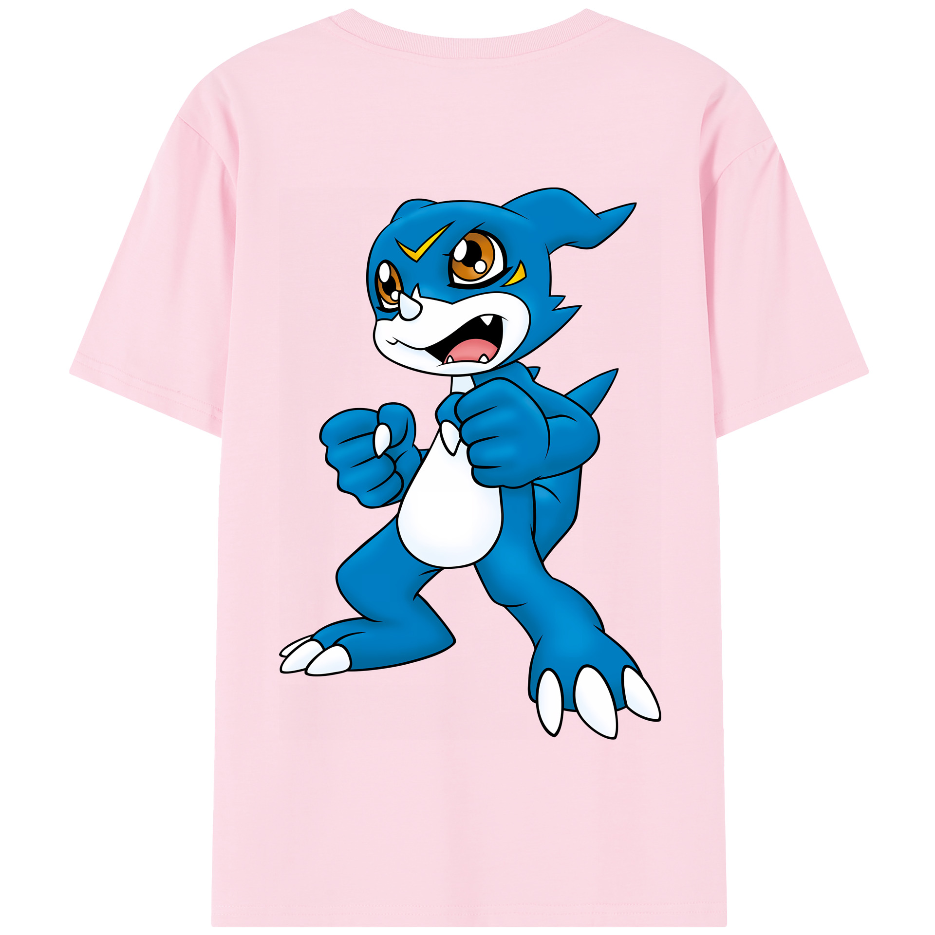 （画像用） Digimon デジタルモンスター/デジモン 綿100％半袖Tシャツ（背面プリント）
