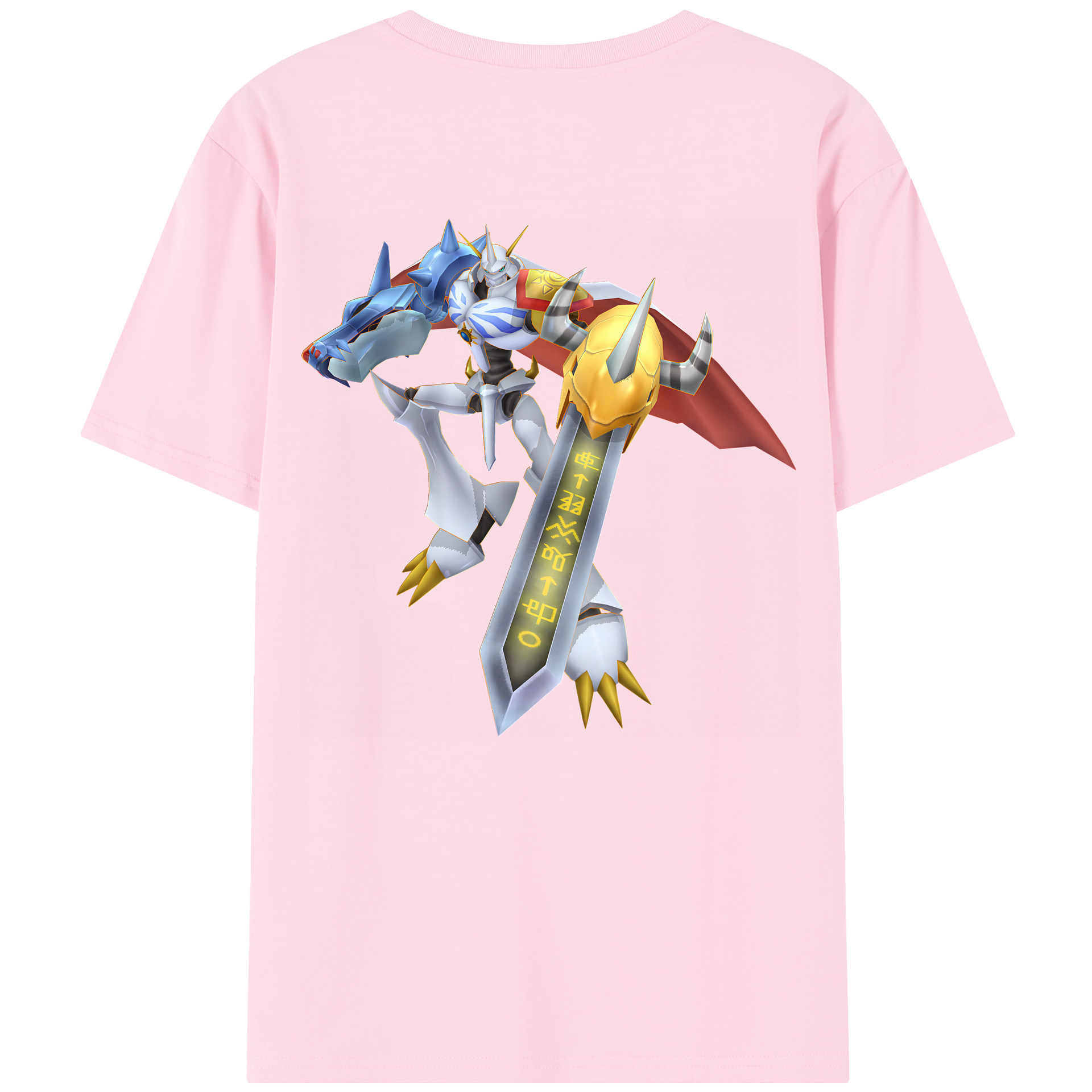 （画像用） Digimon デジタルモンスター/デジモン 綿100％半袖Tシャツ（背面プリント）