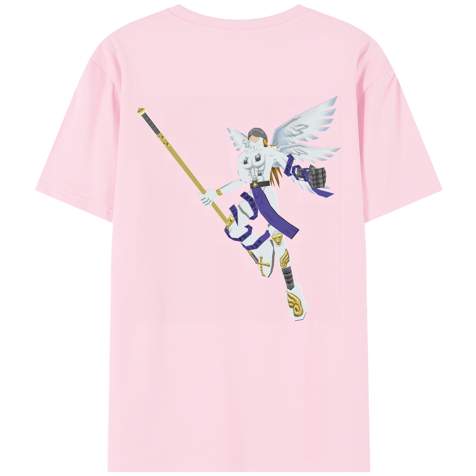 （画像用） Digimon デジタルモンスター/デジモン 綿100％半袖Tシャツ（背面プリント）