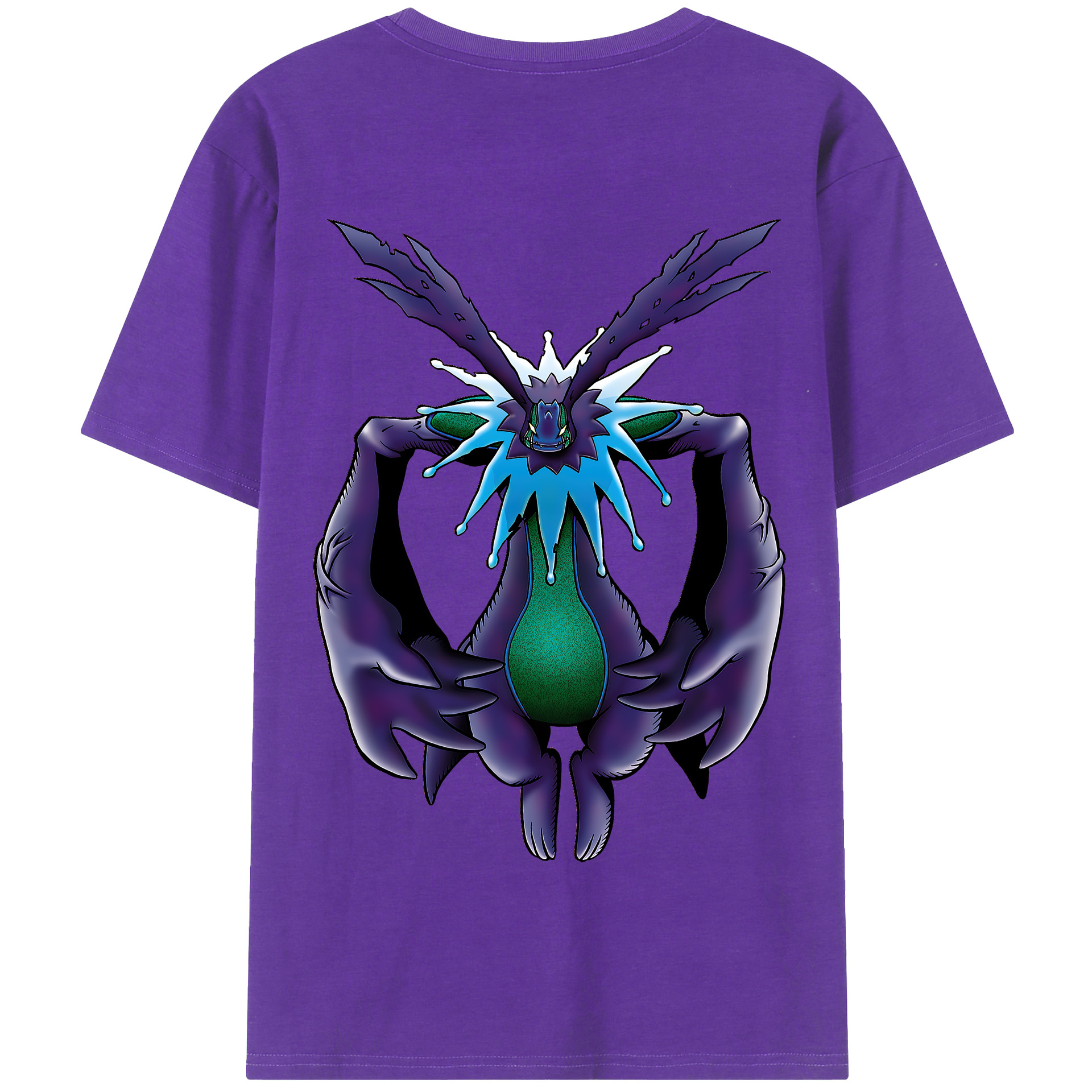 （画像用） Digimon デジタルモンスター/デジモン 綿100％半袖Tシャツ（背面プリント）