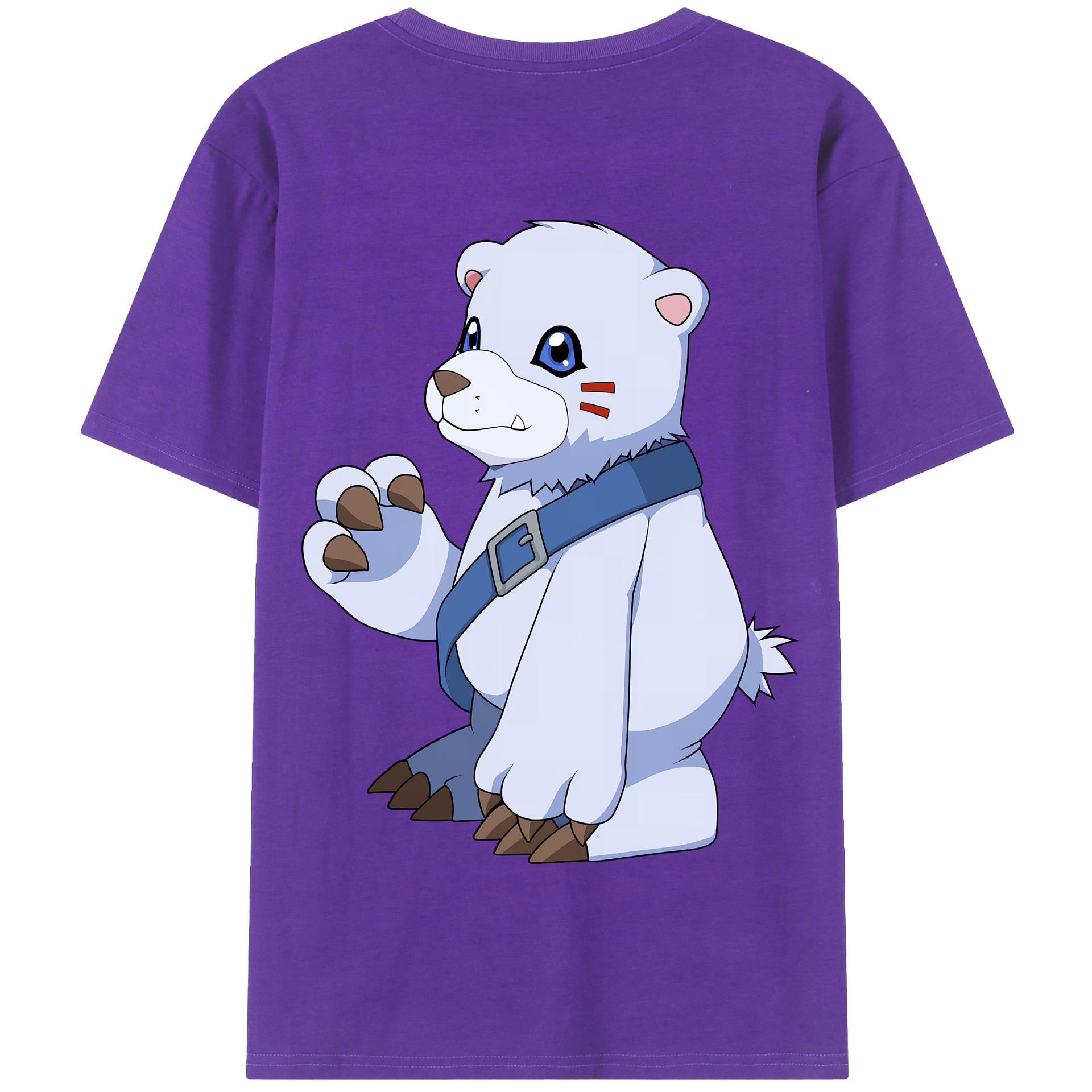 （画像用） Digimon デジタルモンスター/デジモン 綿100％半袖Tシャツ（背面プリント）