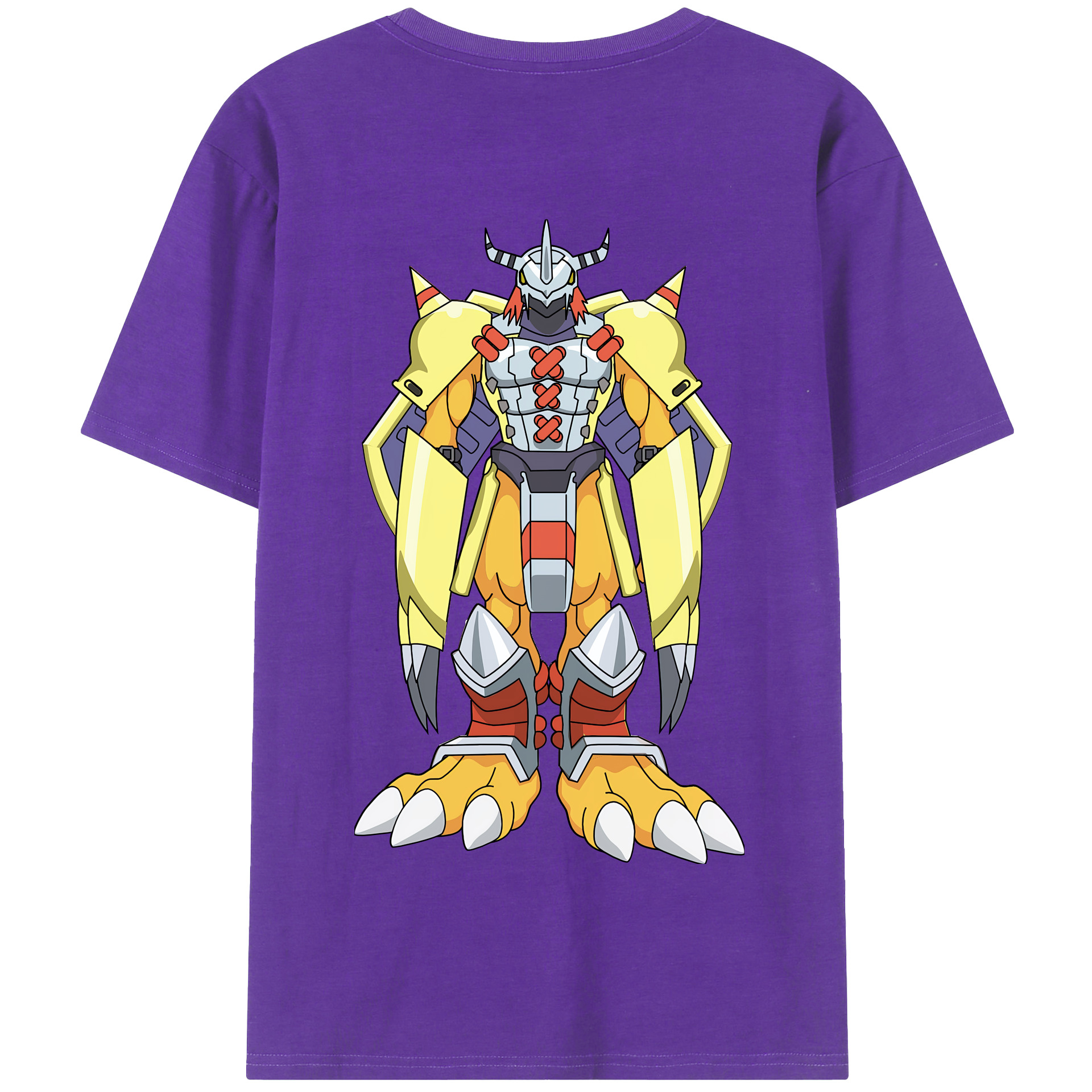 （画像用） Digimon デジタルモンスター/デジモン 綿100％半袖Tシャツ（背面プリント）