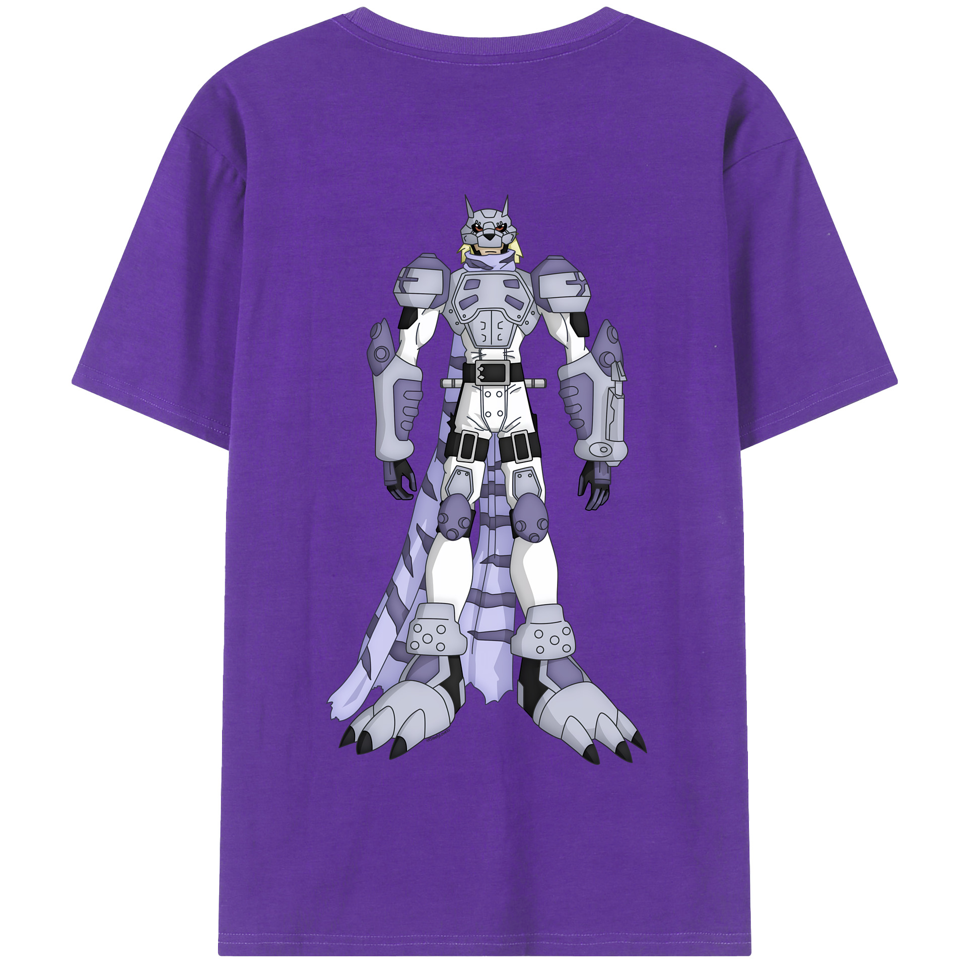 （画像用） Digimon デジタルモンスター/デジモン 綿100％半袖Tシャツ（背面プリント）