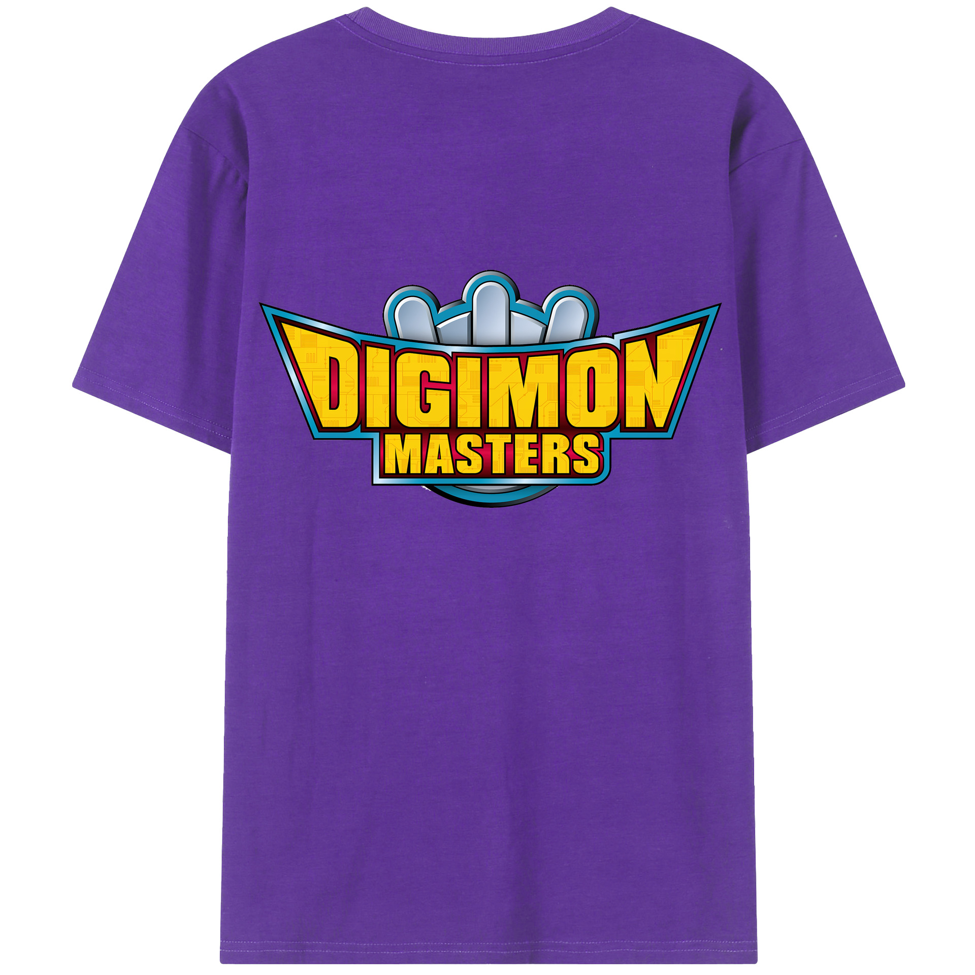 （画像用） Digimon デジタルモンスター/デジモン 綿100％半袖Tシャツ（背面プリント）