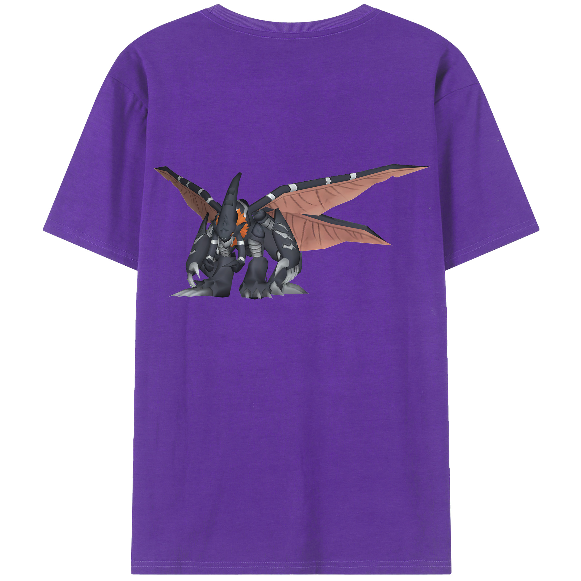 （画像用） Digimon デジタルモンスター/デジモン 綿100％半袖Tシャツ（背面プリント）