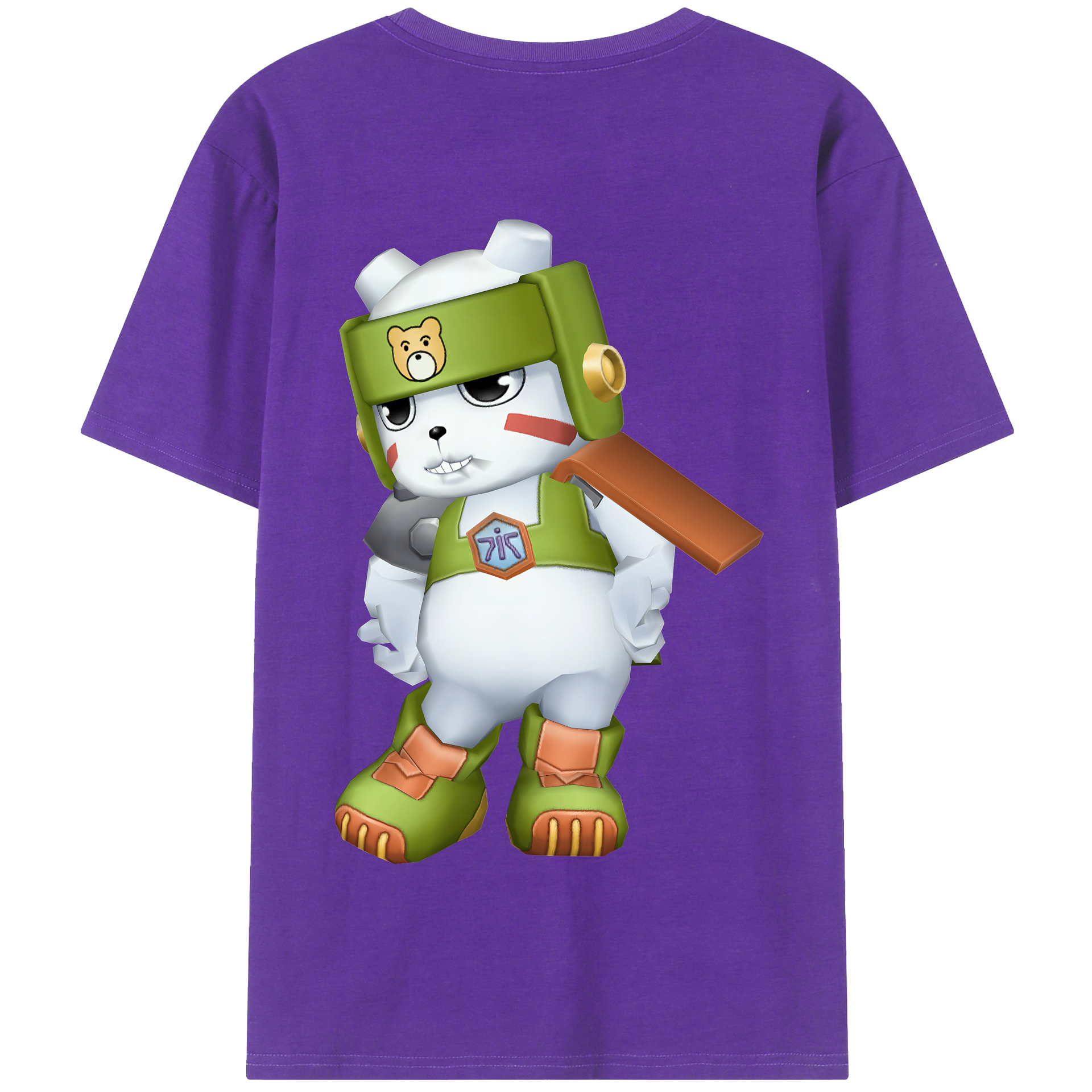 （画像用） Digimon デジタルモンスター/デジモン 綿100％半袖Tシャツ（背面プリント）