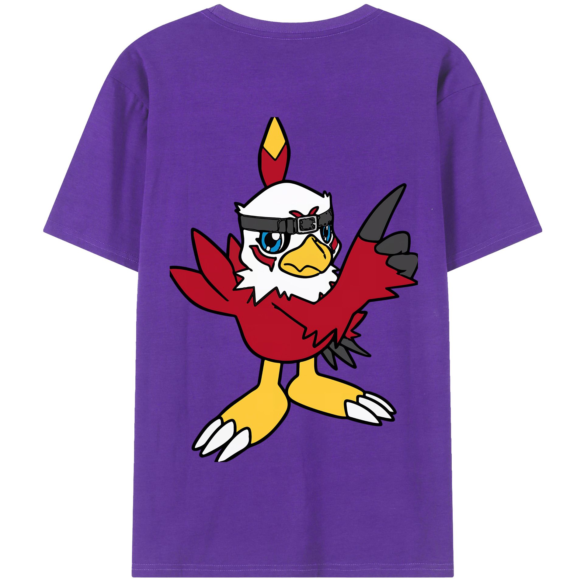 （画像用） Digimon デジタルモンスター/デジモン 綿100％半袖Tシャツ（背面プリント）
