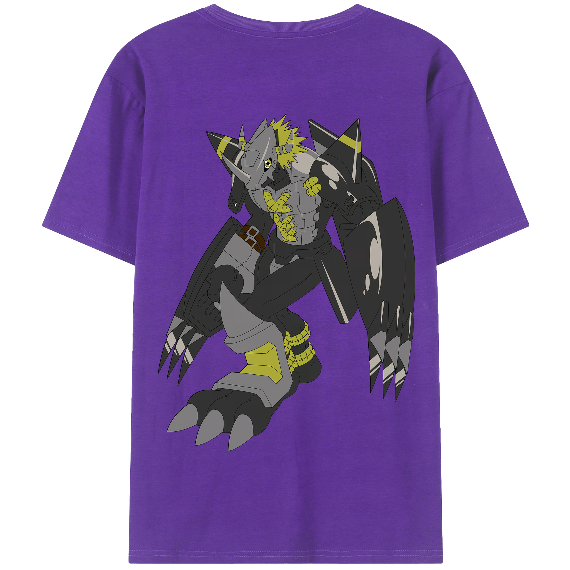（画像用） Digimon デジタルモンスター/デジモン 綿100％半袖Tシャツ（背面プリント）