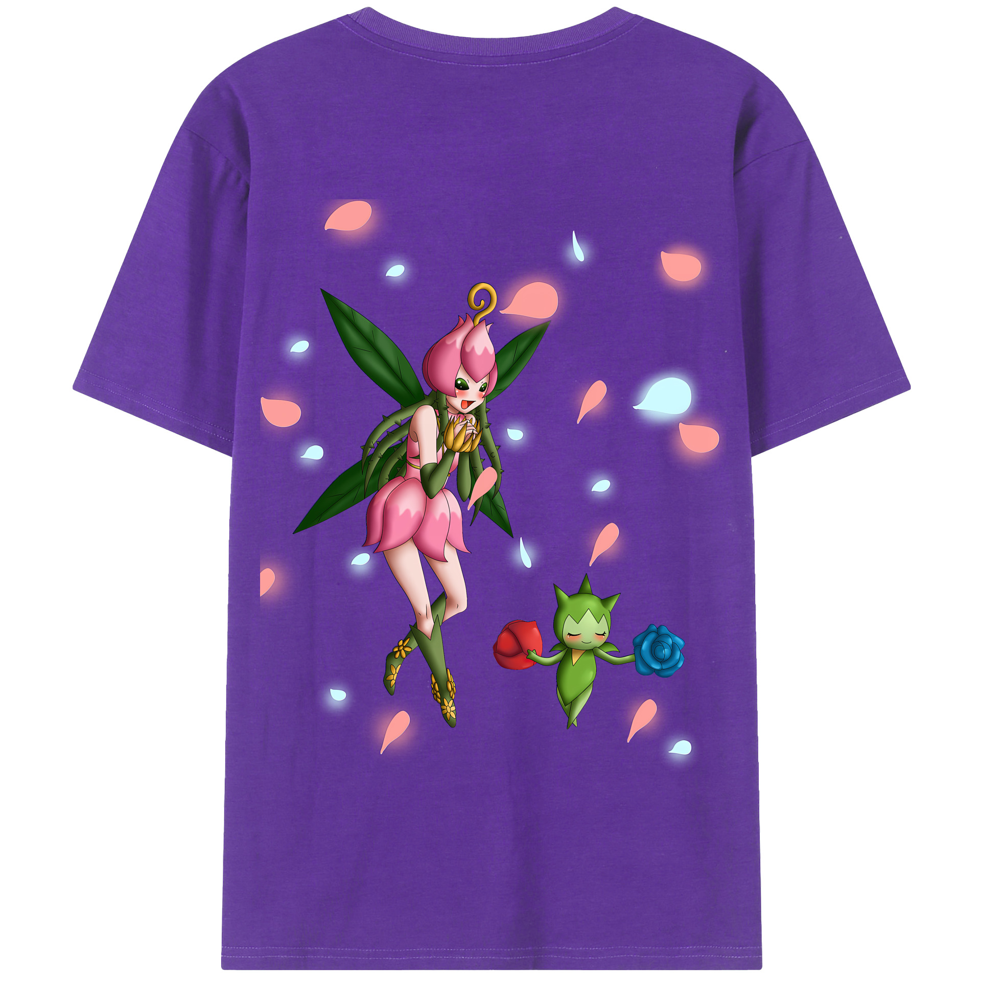 （画像用） Digimon デジタルモンスター/デジモン 綿100％半袖Tシャツ（背面プリント）