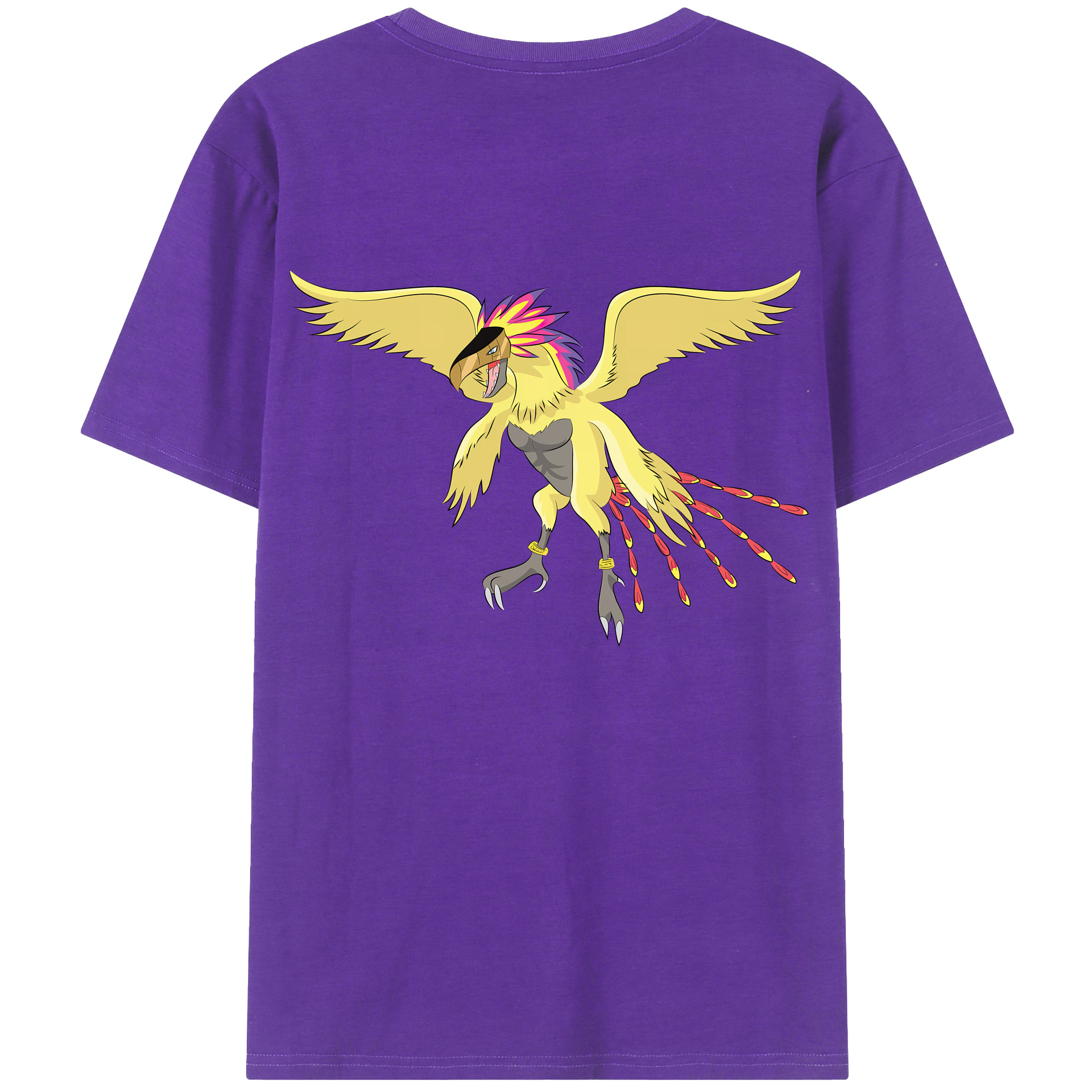 （画像用） Digimon デジタルモンスター/デジモン 綿100％半袖Tシャツ（背面プリント）