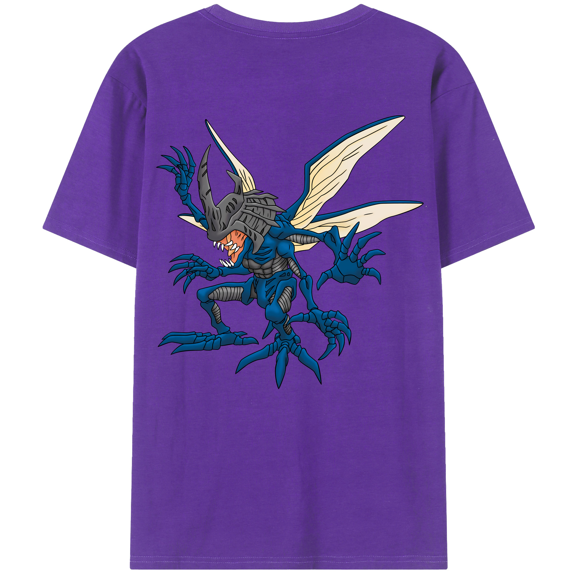 （画像用） Digimon デジタルモンスター/デジモン 綿100％半袖Tシャツ（背面プリント）