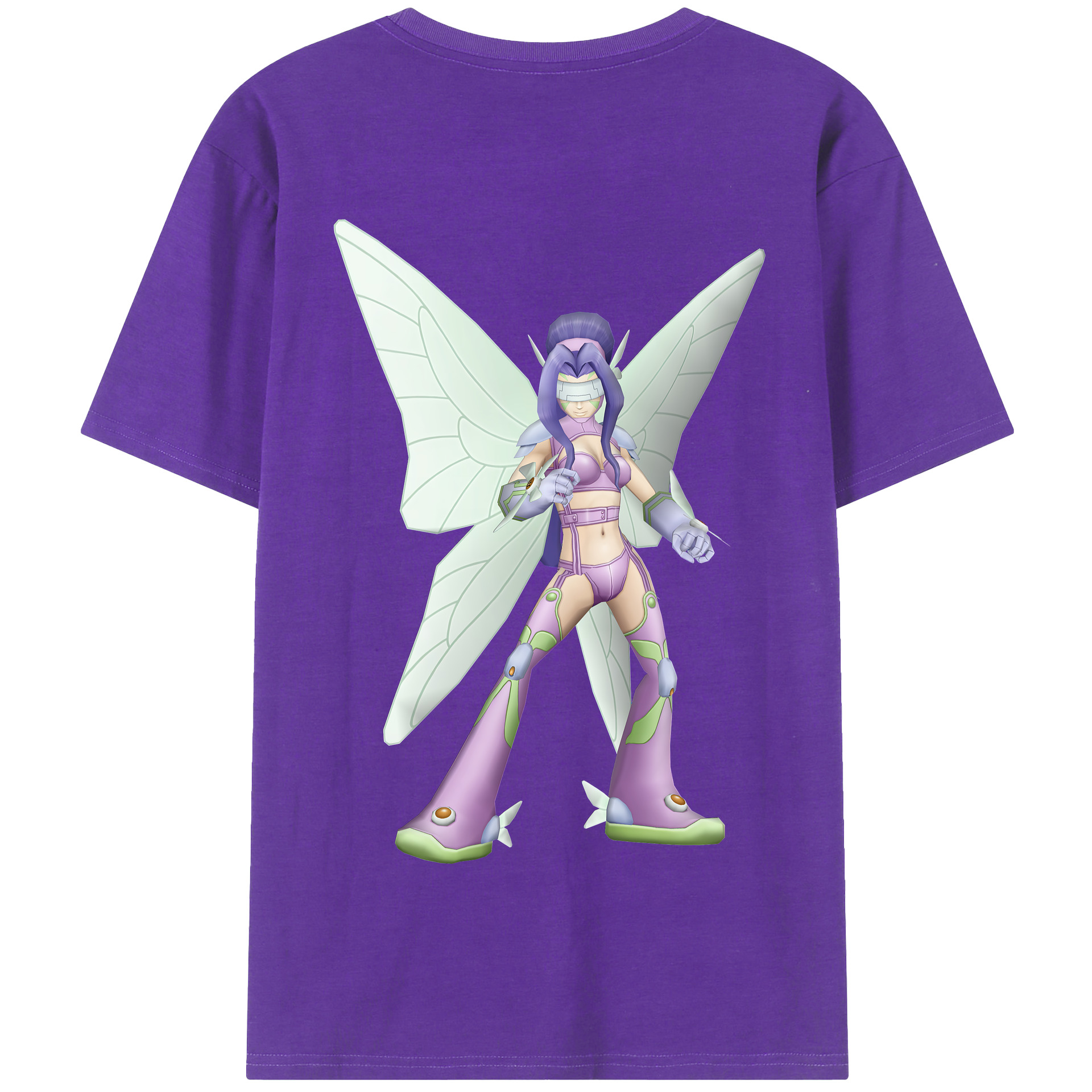 （画像用） Digimon デジタルモンスター/デジモン 綿100％半袖Tシャツ（背面プリント）