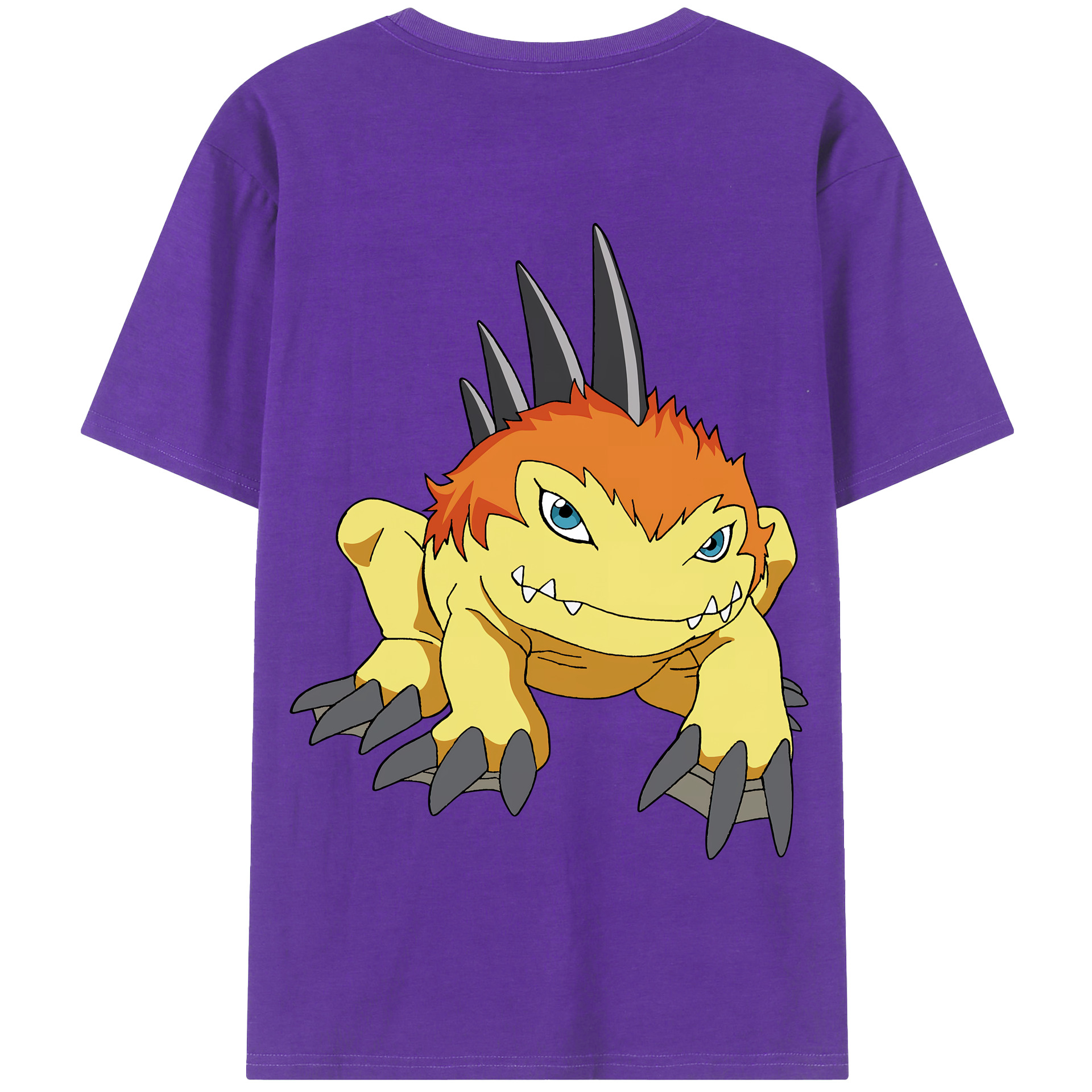 （画像用） Digimon デジタルモンスター/デジモン 綿100％半袖Tシャツ（背面プリント）