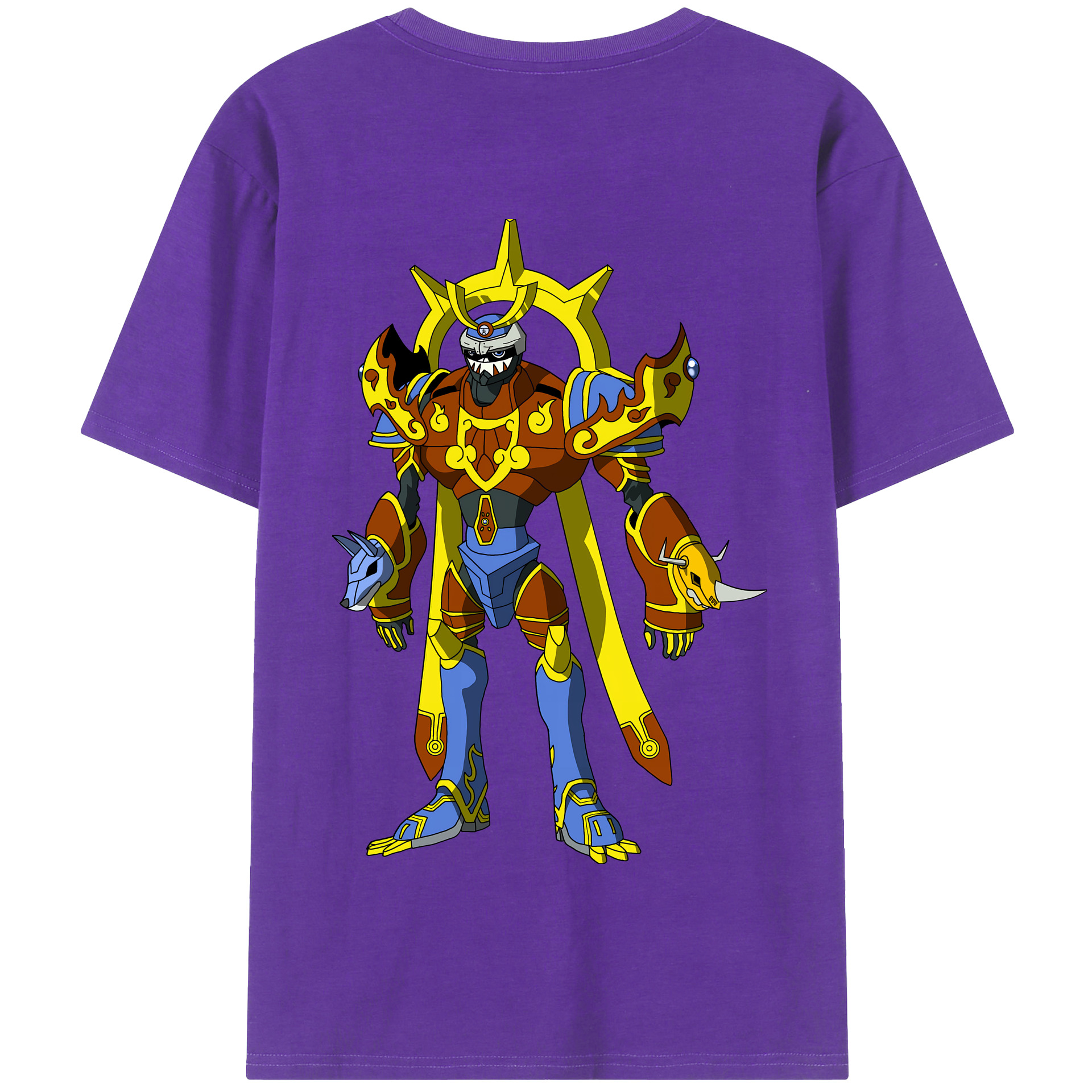 （画像用） Digimon デジタルモンスター/デジモン 綿100％半袖Tシャツ（背面プリント）
