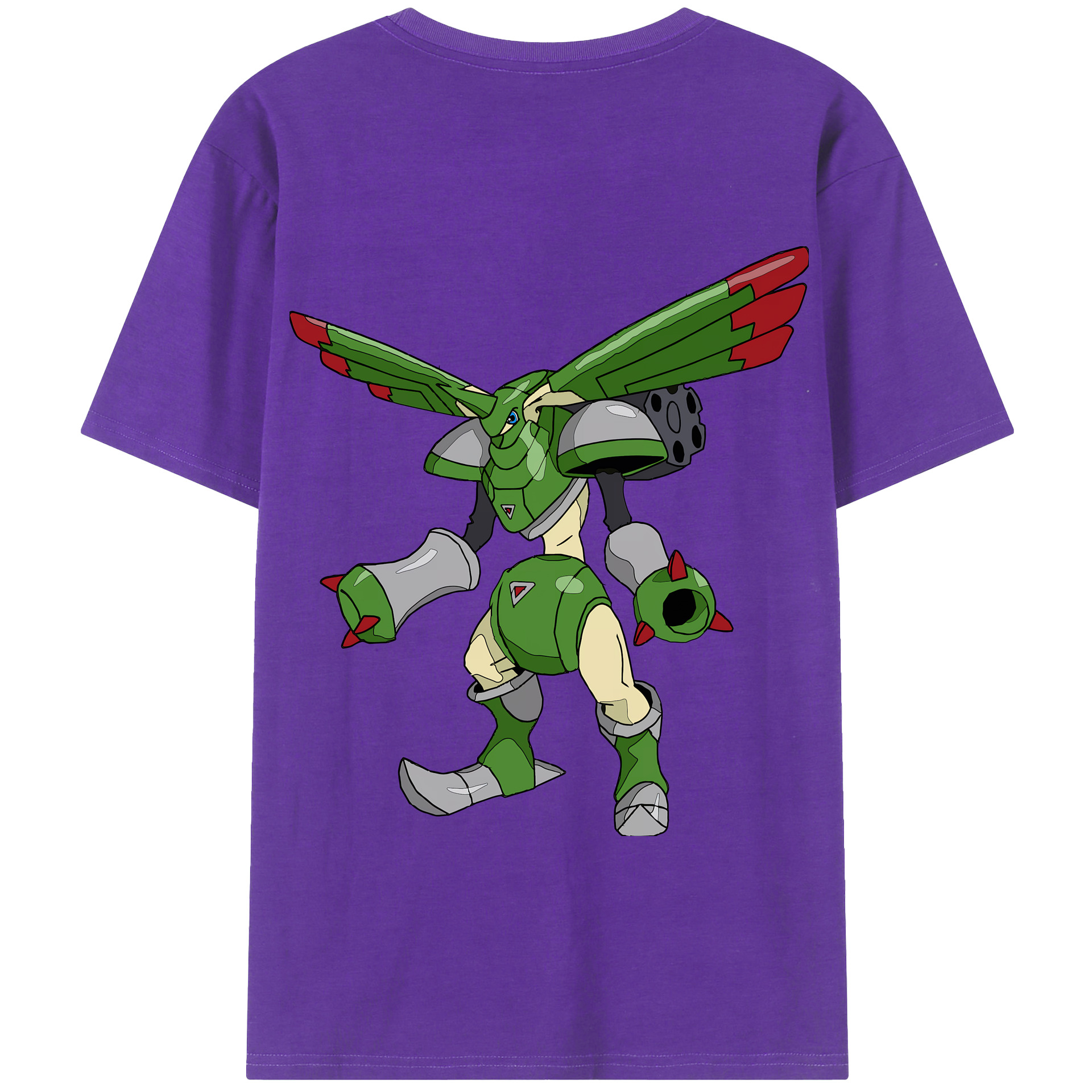 （画像用） Digimon デジタルモンスター/デジモン 綿100％半袖Tシャツ（背面プリント）