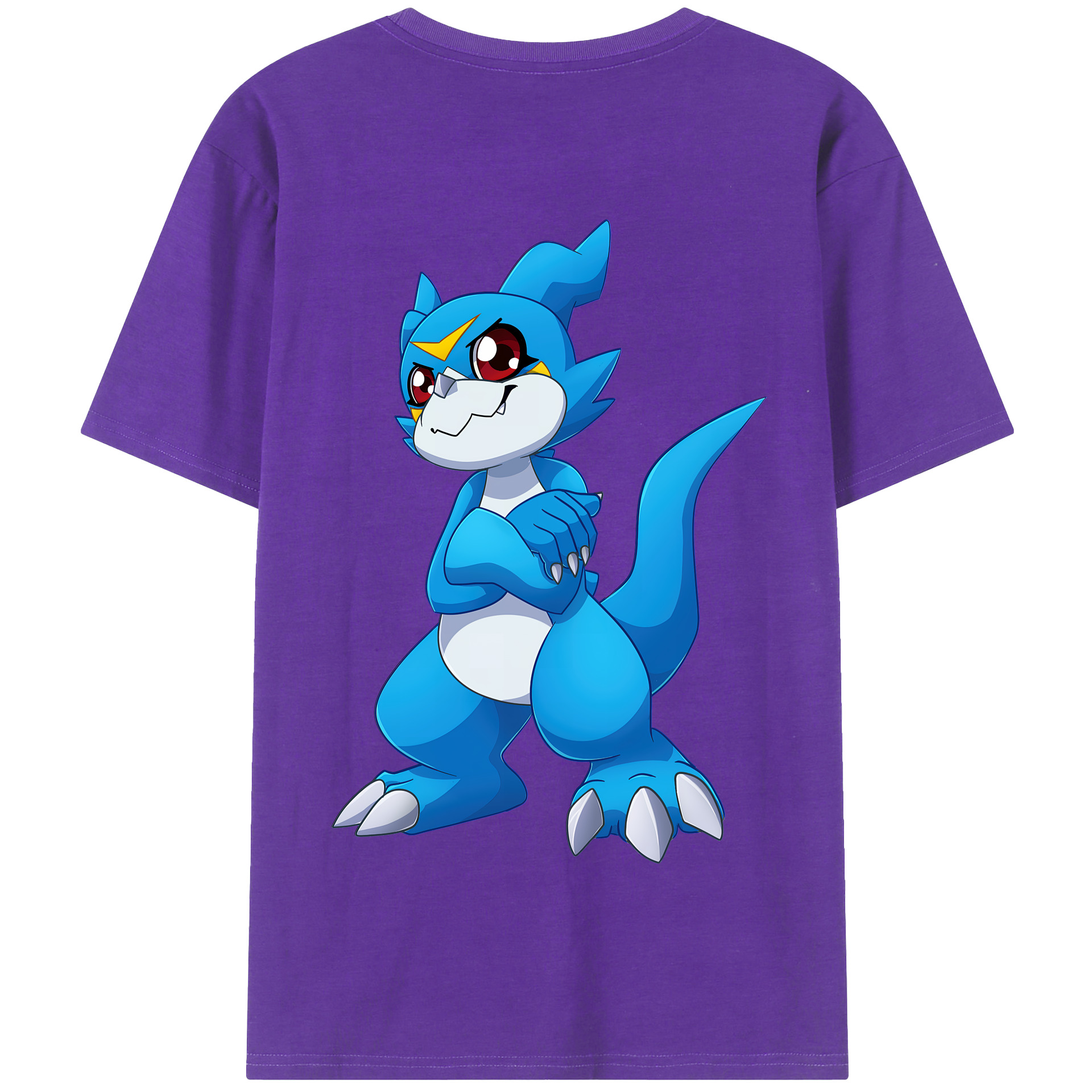 （画像用） Digimon デジタルモンスター/デジモン 綿100％半袖Tシャツ（背面プリント）