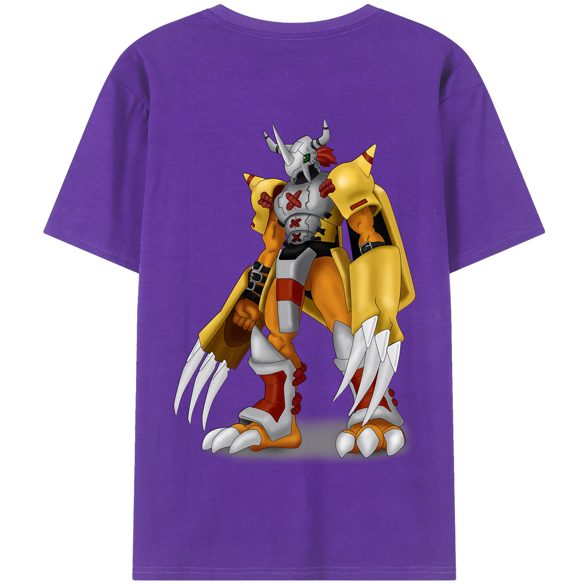 （画像用） Digimon デジタルモンスター/デジモン 綿100％半袖Tシャツ（背面プリント）