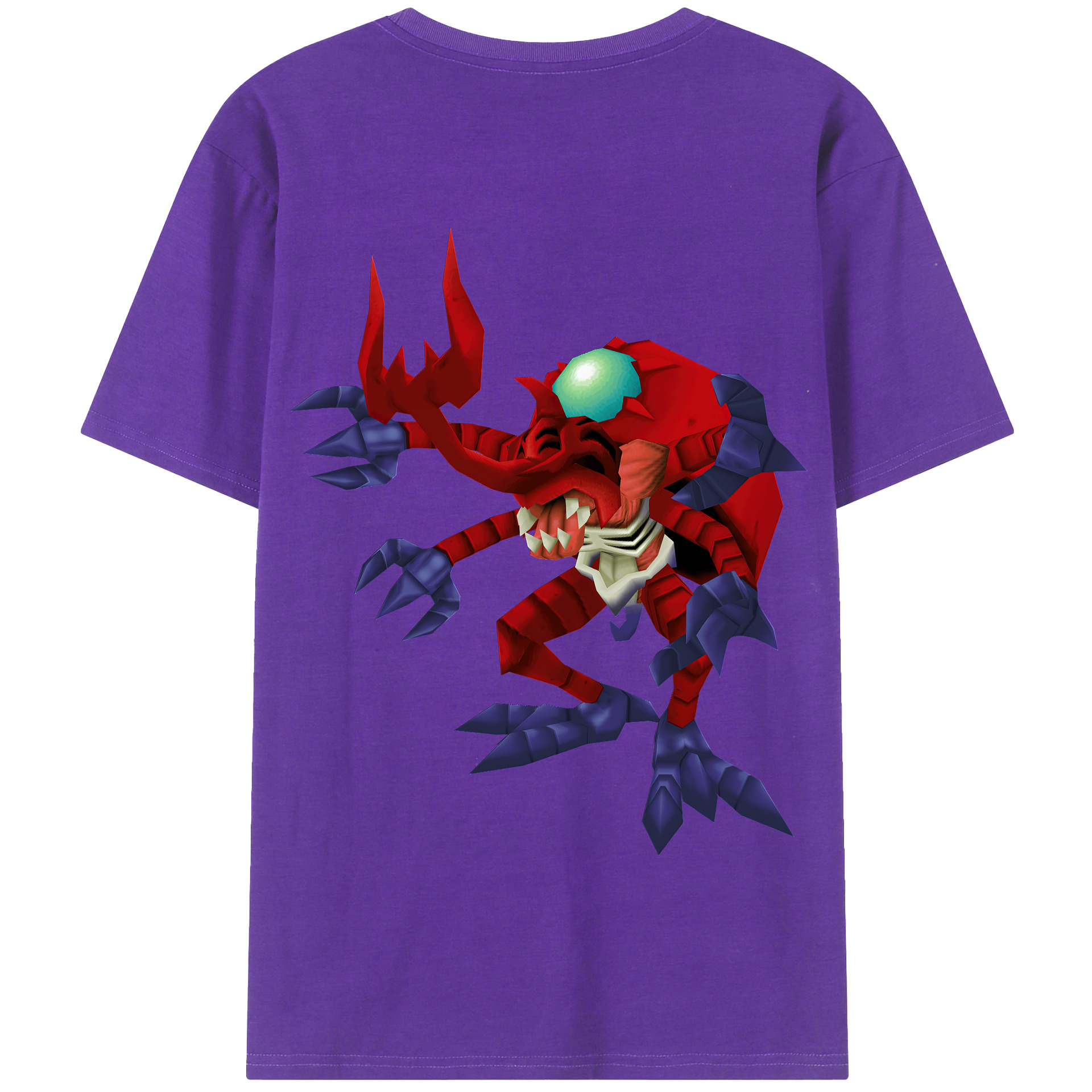 （画像用） Digimon デジタルモンスター/デジモン 綿100％半袖Tシャツ（背面プリント）
