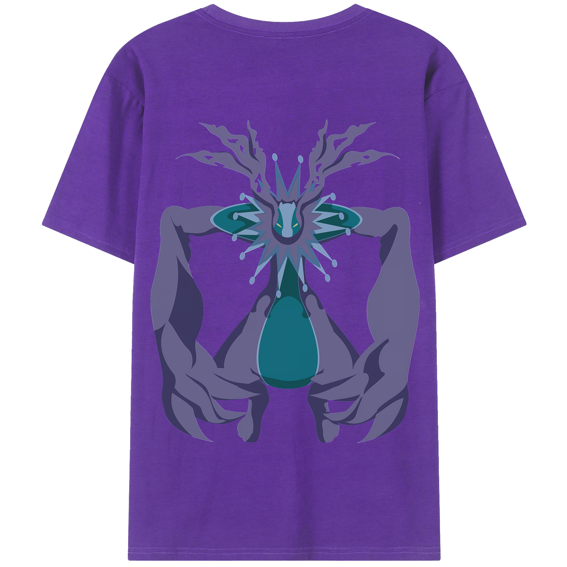 （画像用） Digimon デジタルモンスター/デジモン 綿100％半袖Tシャツ（背面プリント）