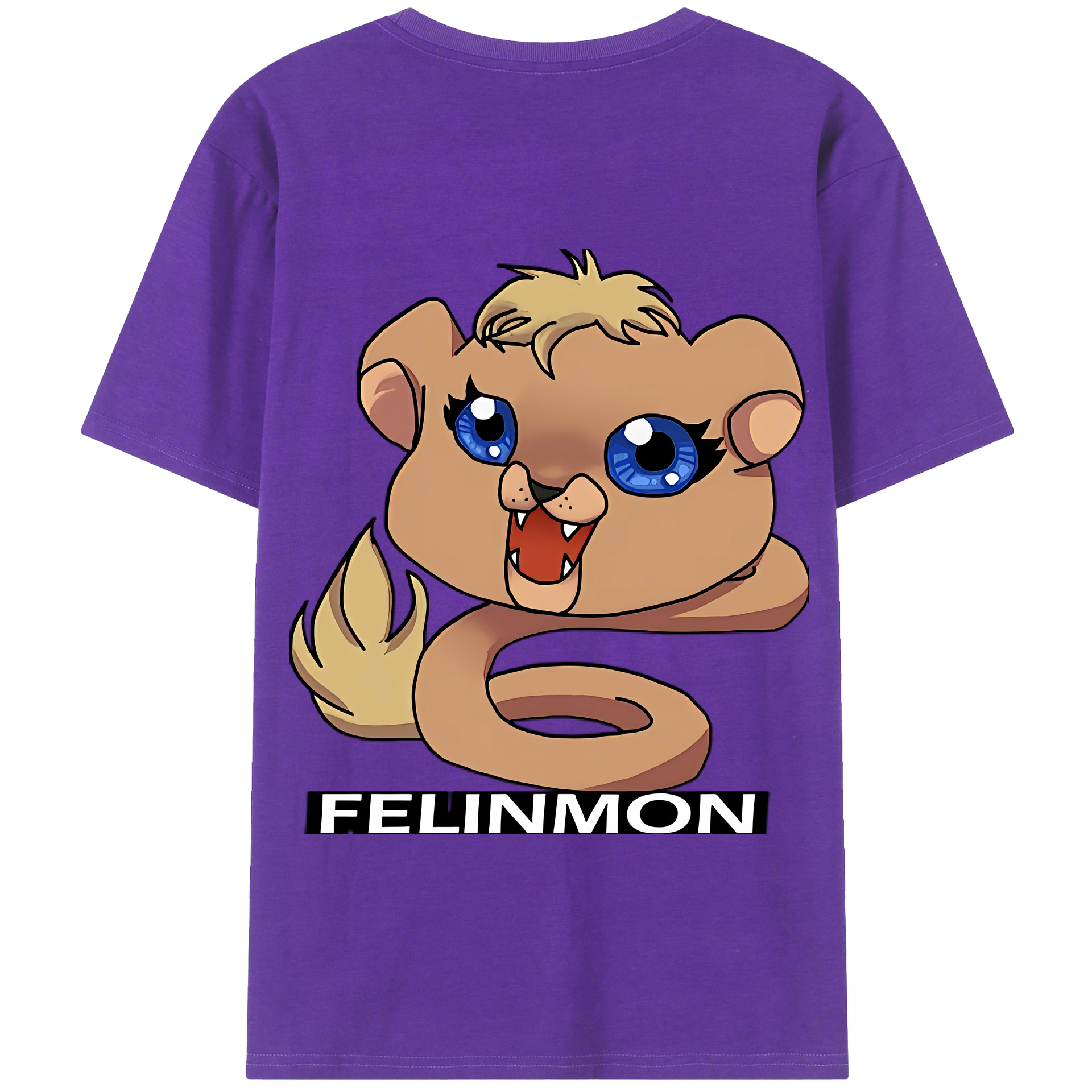 （画像用） Digimon デジタルモンスター/デジモン 綿100％半袖Tシャツ（背面プリント）
