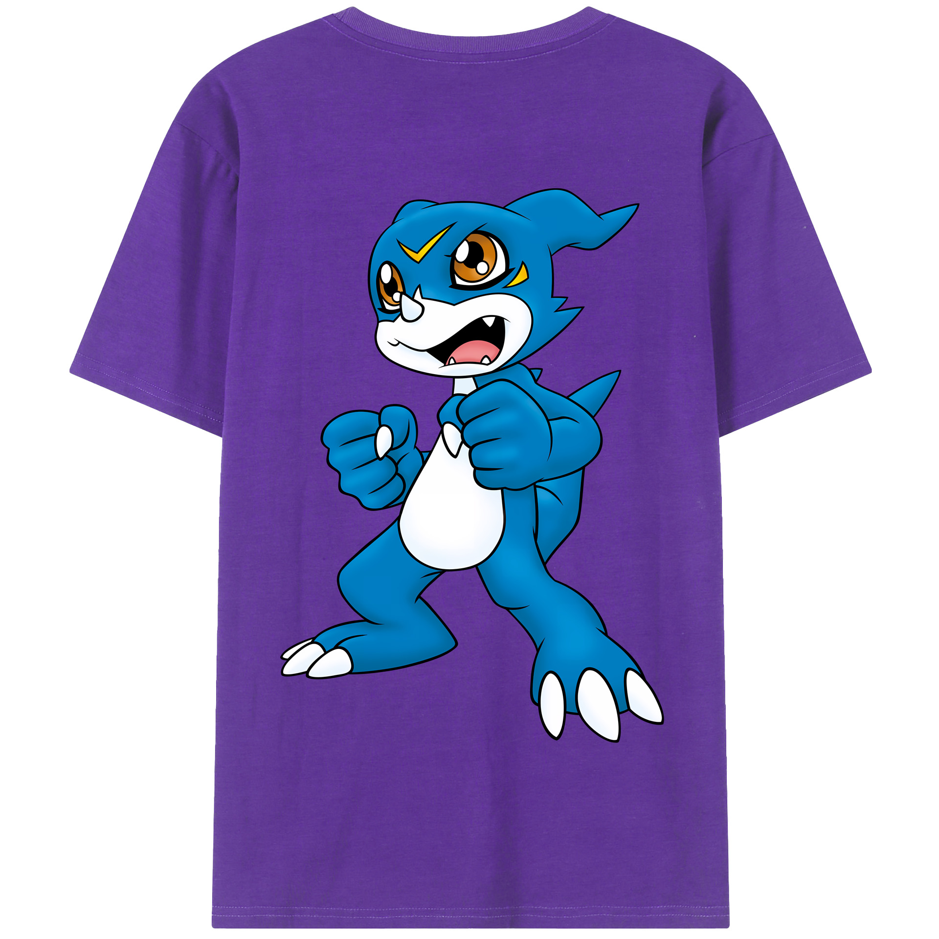 （画像用） Digimon デジタルモンスター/デジモン 綿100％半袖Tシャツ（背面プリント）