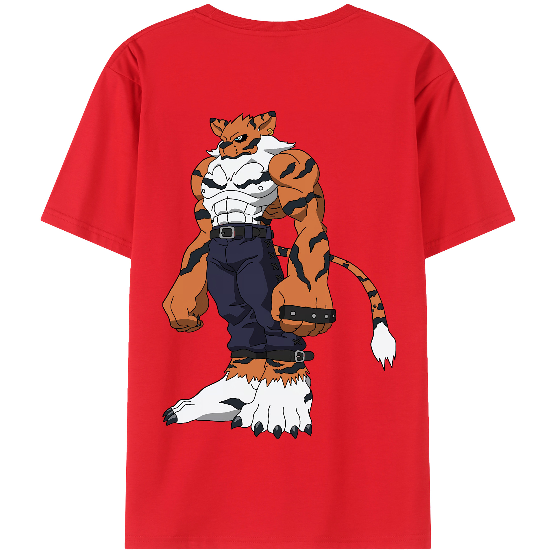 （画像用） Digimon デジタルモンスター/デジモン 綿100％半袖Tシャツ（背面プリント）