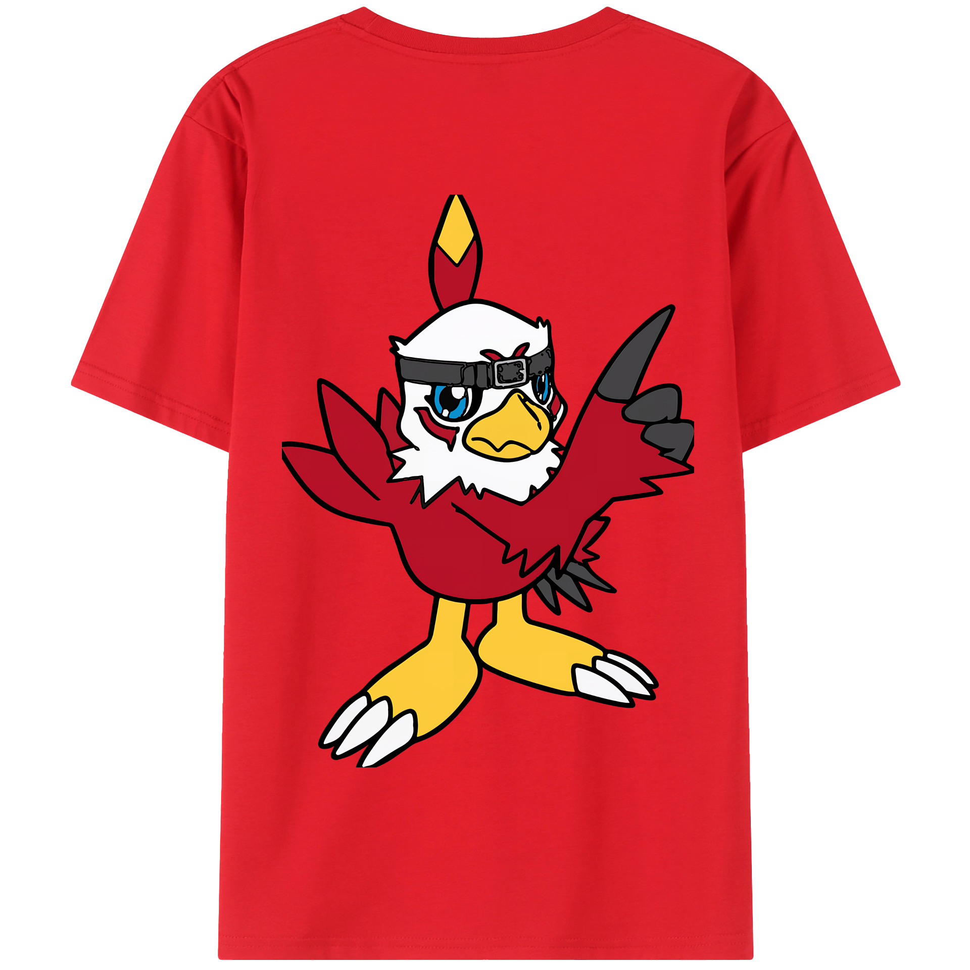 （画像用） Digimon デジタルモンスター/デジモン 綿100％半袖Tシャツ（背面プリント）